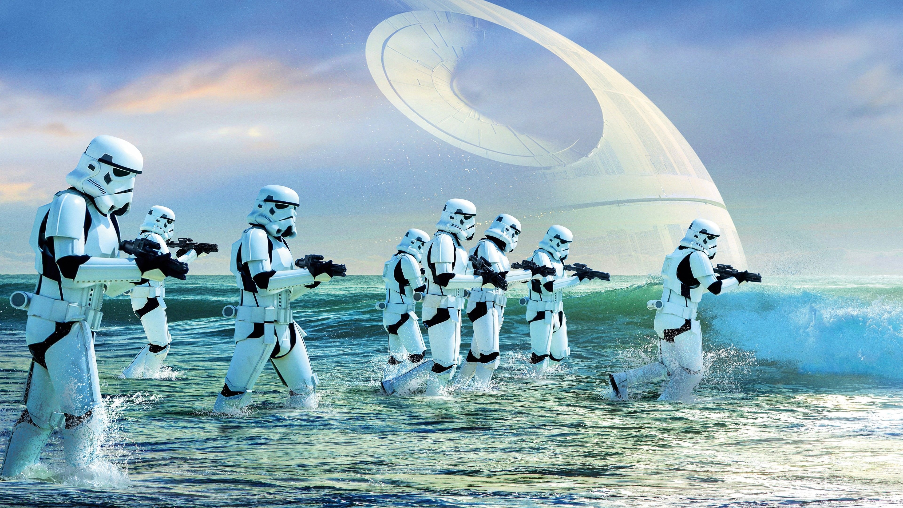 Stormtroopers, Rogue One, Star Wars story, 4K, 3840x2160 4K Desktop