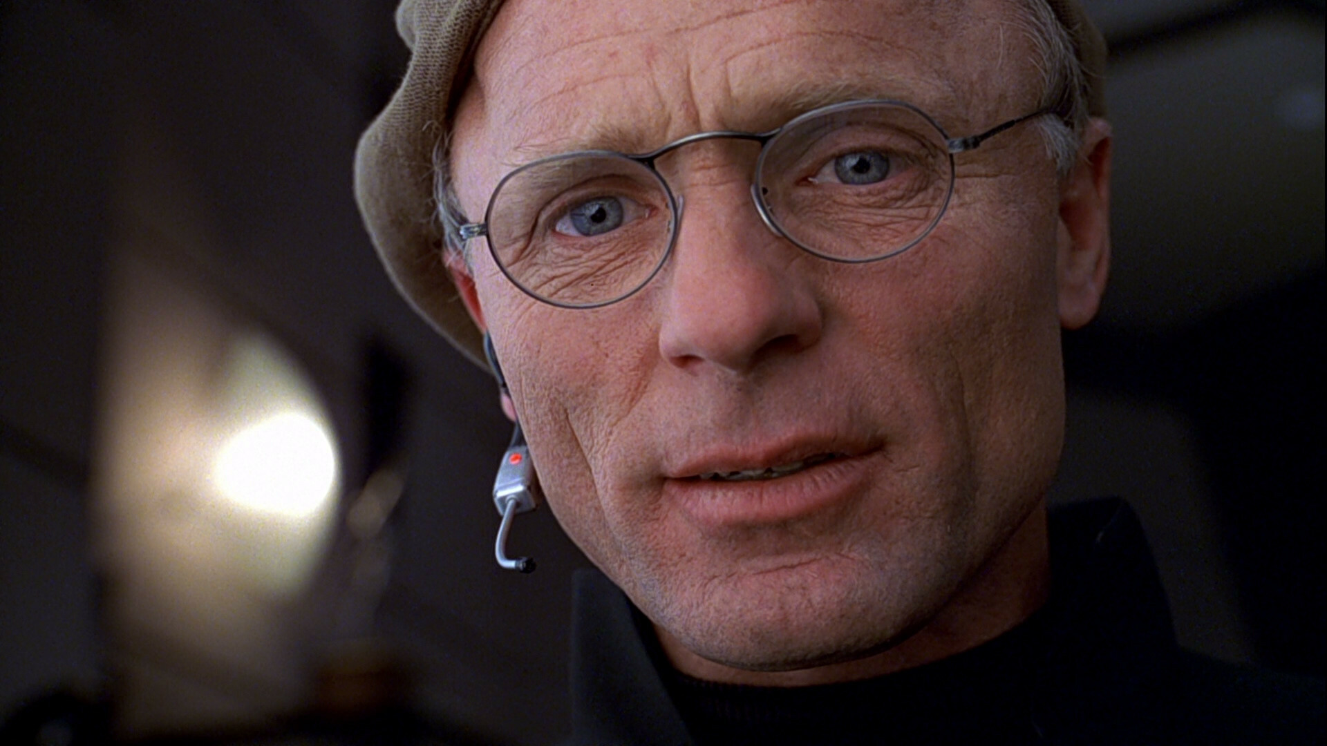 The Truman Show: Ed Harris, An American actor and filmmaker, Christof. 1920x1080 Full HD Background.