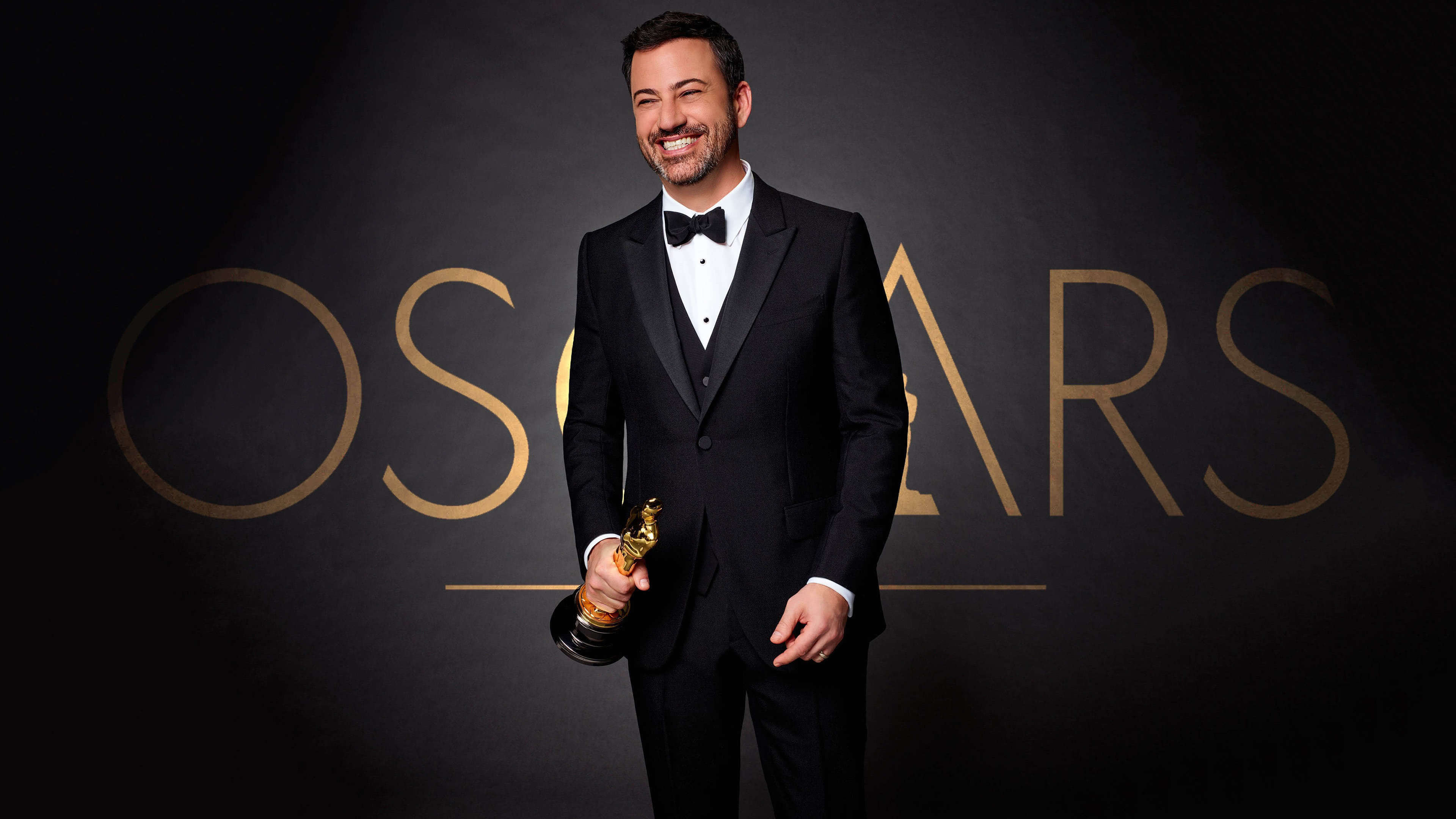 Jimmy Kimmel, Oscars celebration, UHD wallpaper, 3840x2160 4K Desktop