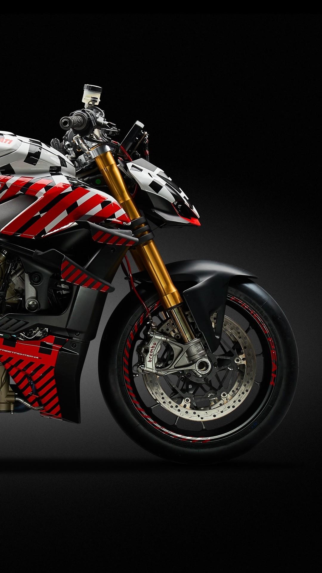 Ducati Streetfighter, Streetfighter wallpaper, Powerful performance, Agile handling, 1080x1920 Full HD Phone