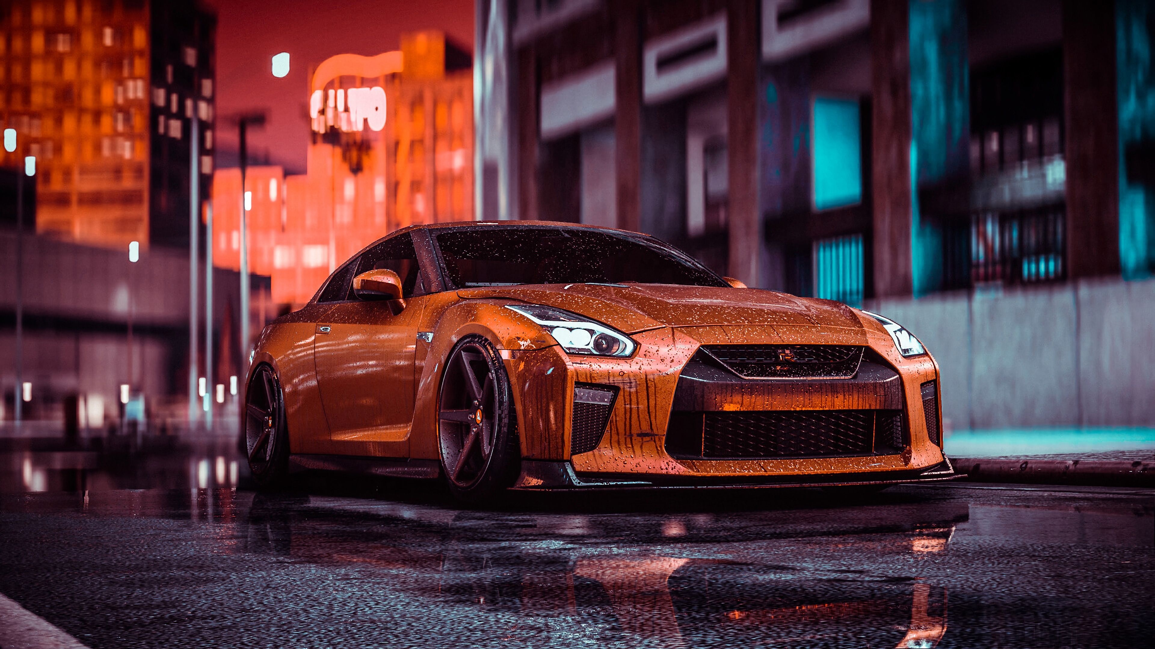 Nissan GT-R, NFS front, Nissan wallpapers, Need For Speed, 3840x2160 4K Desktop