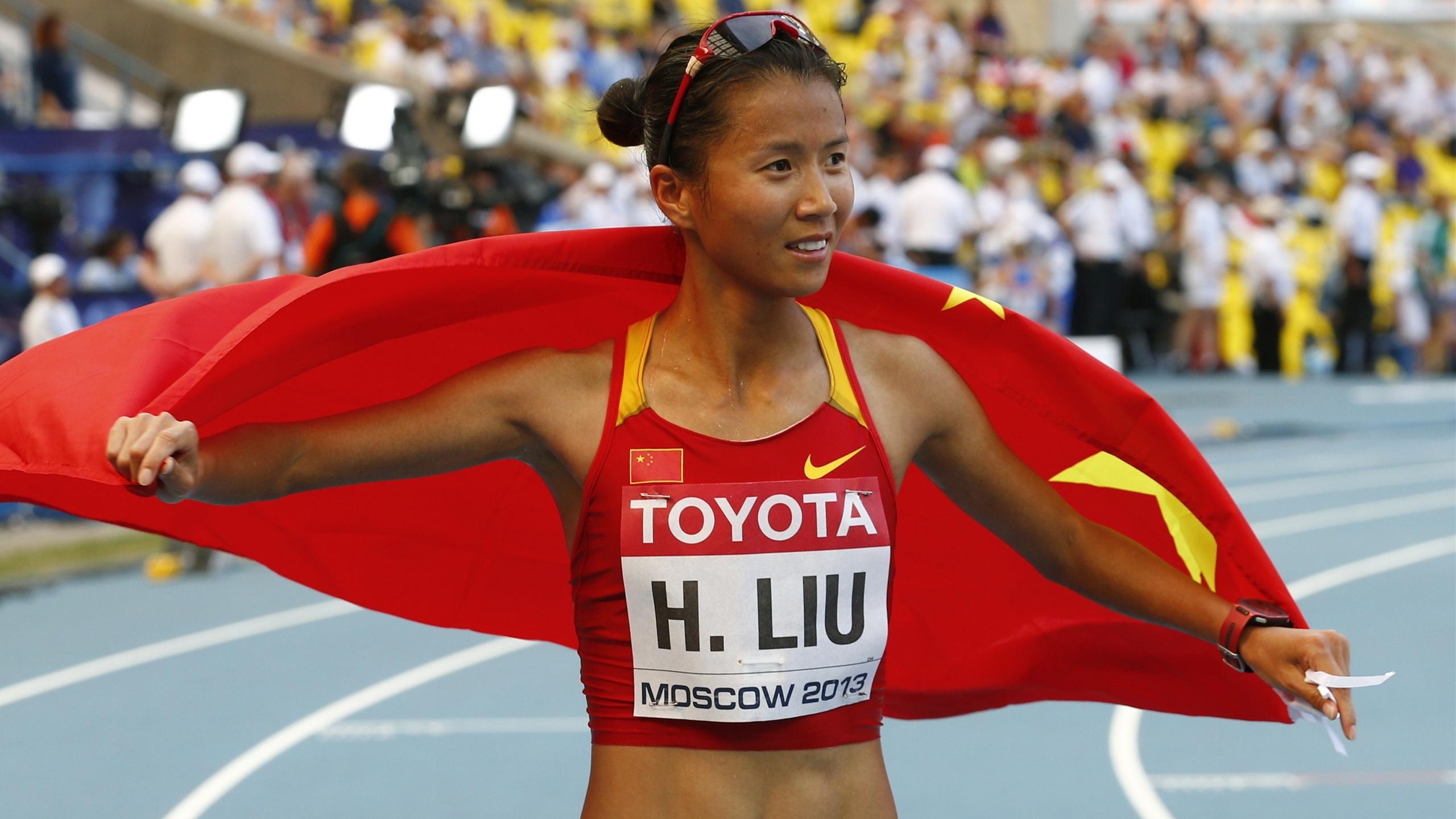 Liu Hong, Women's 20km walk, World record, Eurosport, 2560x1440 HD Desktop