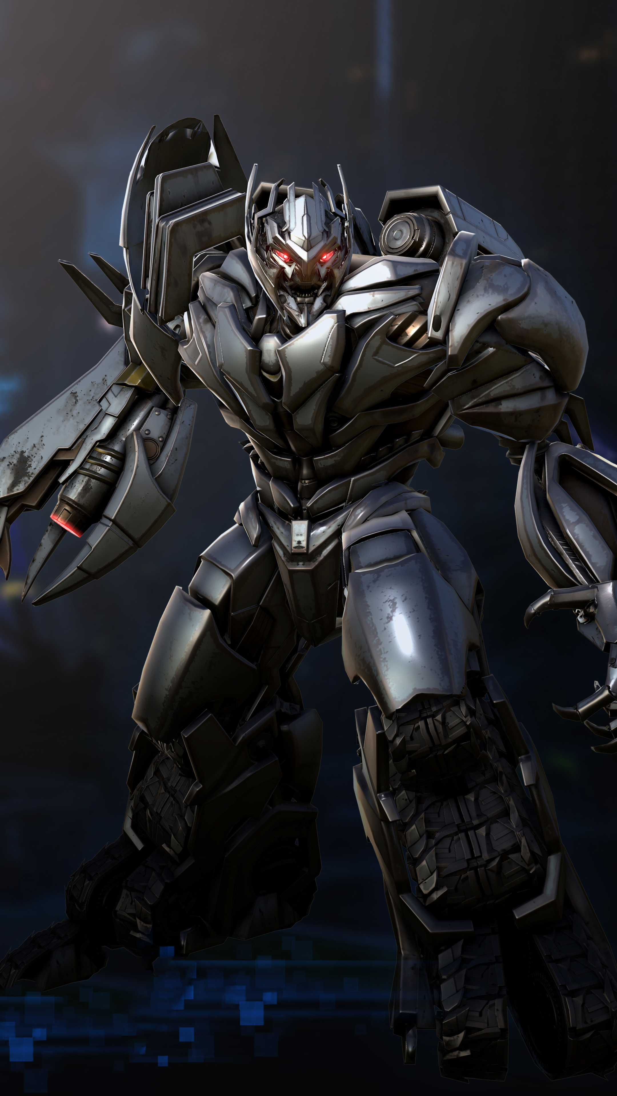 Megatron, Movies, Transformers Forged to Fight, Epic imagery, 2160x3840 4K Phone