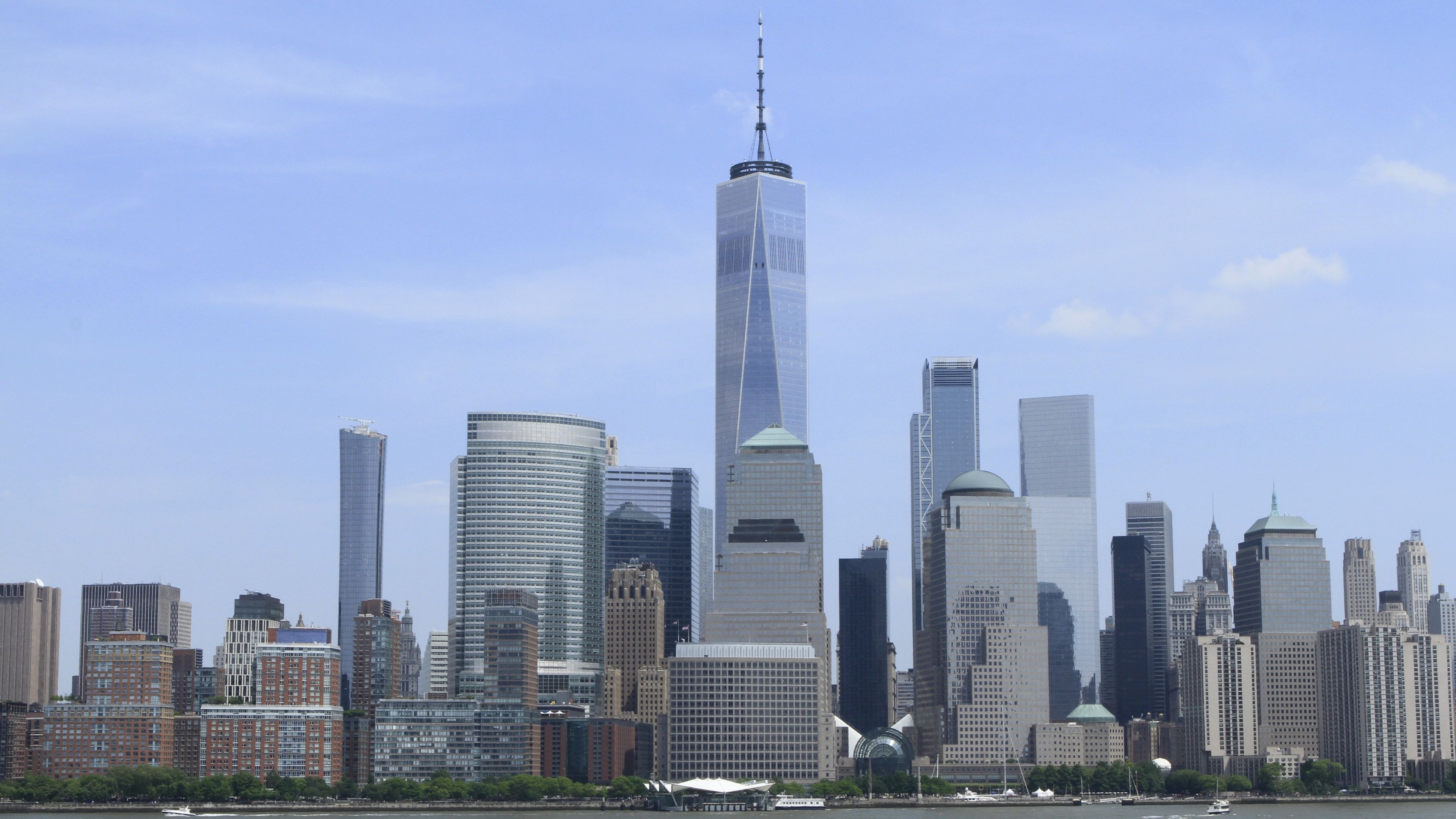 4k time lapse, Freedom Tower, New York city, Stock footage, 3840x2160 4K Desktop