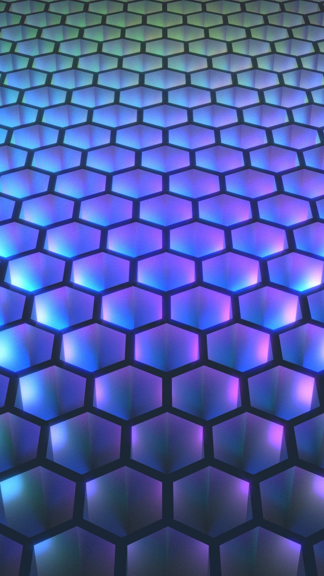 Hexagon background, 4K UHD wallpaper, Geometric design, Striking visuals, 1080x1920 Full HD Handy