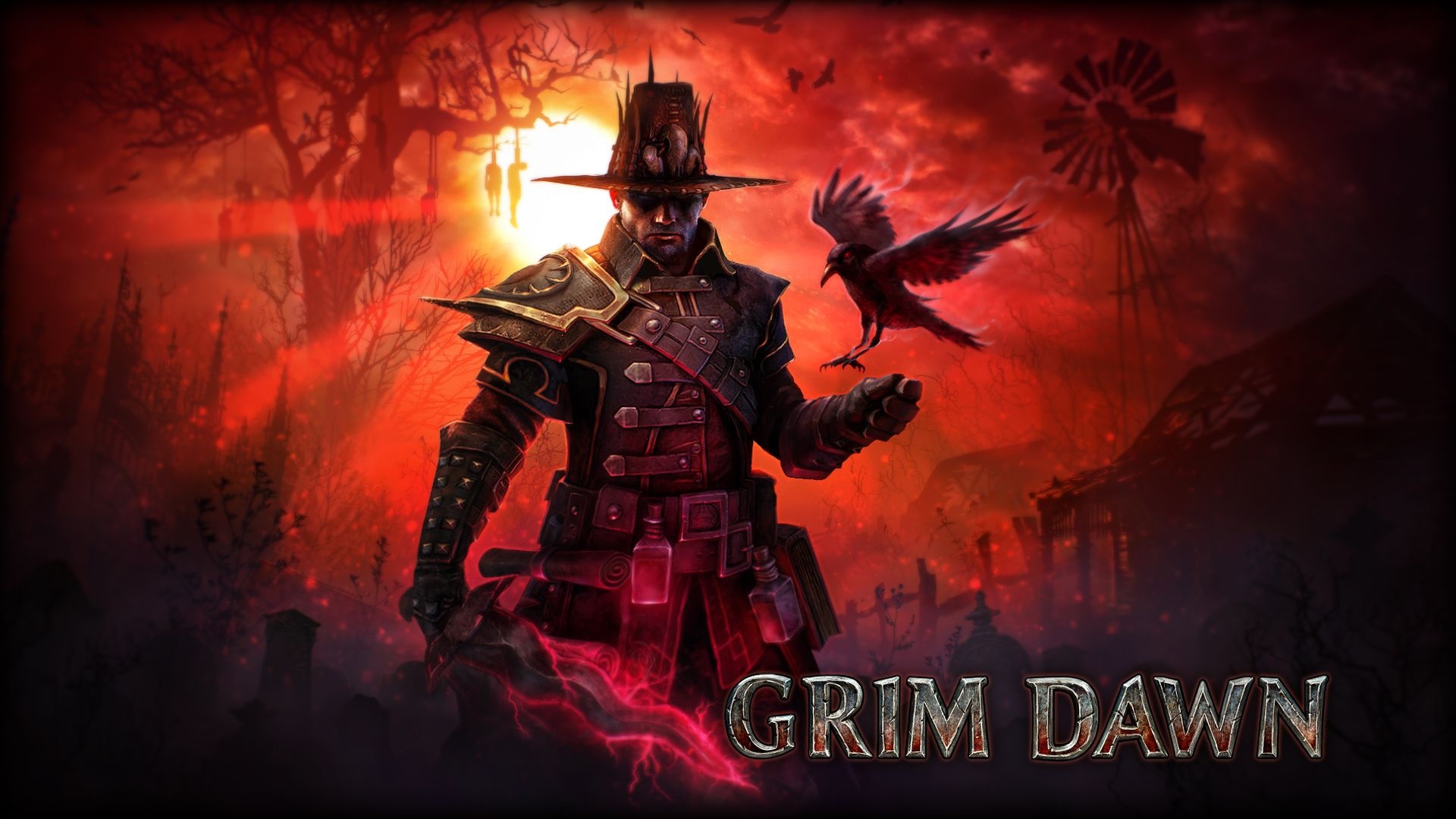 Grim Dawn: A single-player action roleplay video game with some elements of a multiplayer mode. 1920x1080 Full HD Wallpaper.