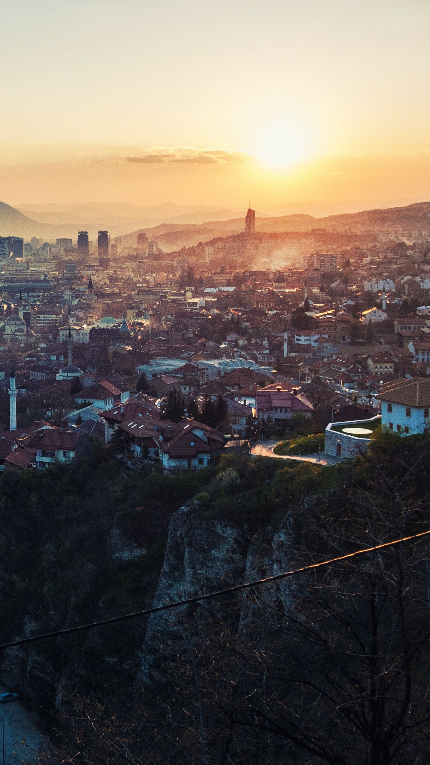 Sarajevo, Bosnia and Herzegovina beauty, 4K world wallpapers, Spectacular views, 1440x2560 HD Phone