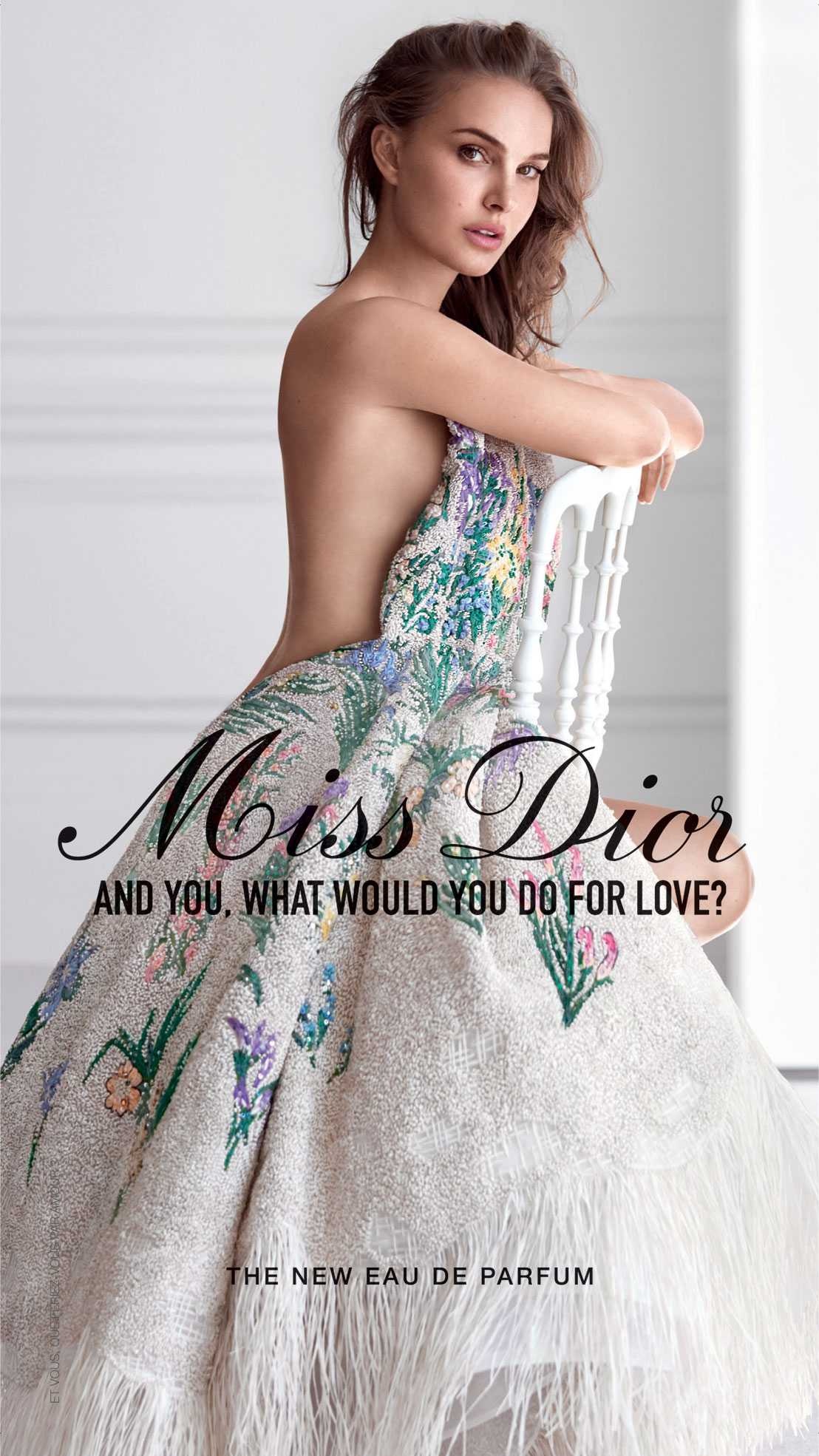 Dior: Natalie Portman, The face of the latest Miss Dior eau de parfum. 1110x1970 HD Wallpaper.