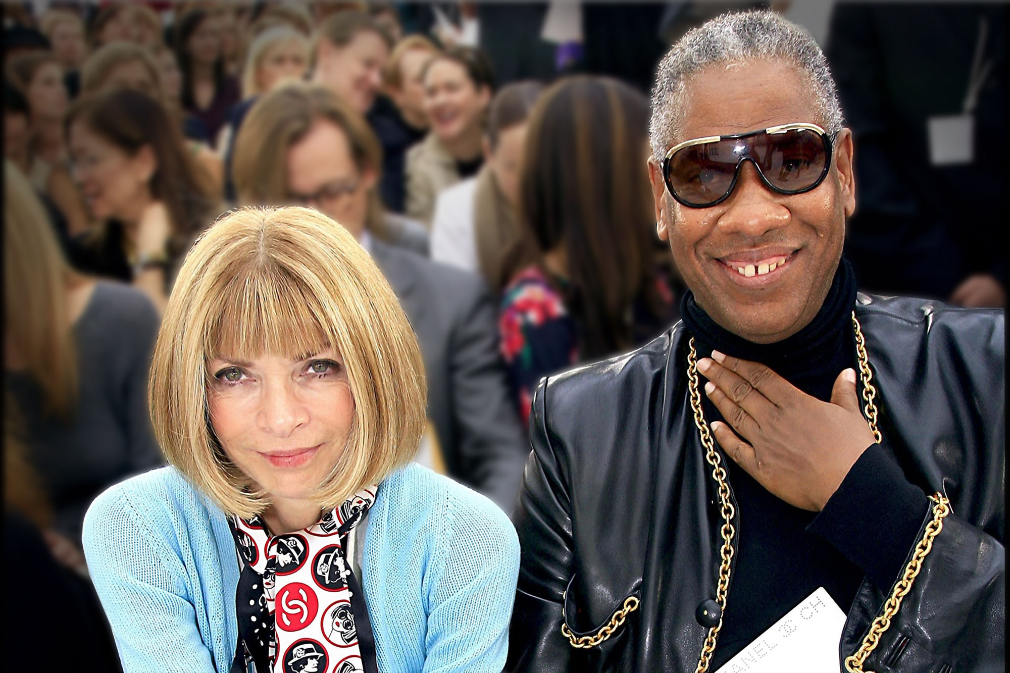 Anna Wintour: Leon Talley, Global Editorial Director, Vogue, Fashion. 2000x1340 HD Background.