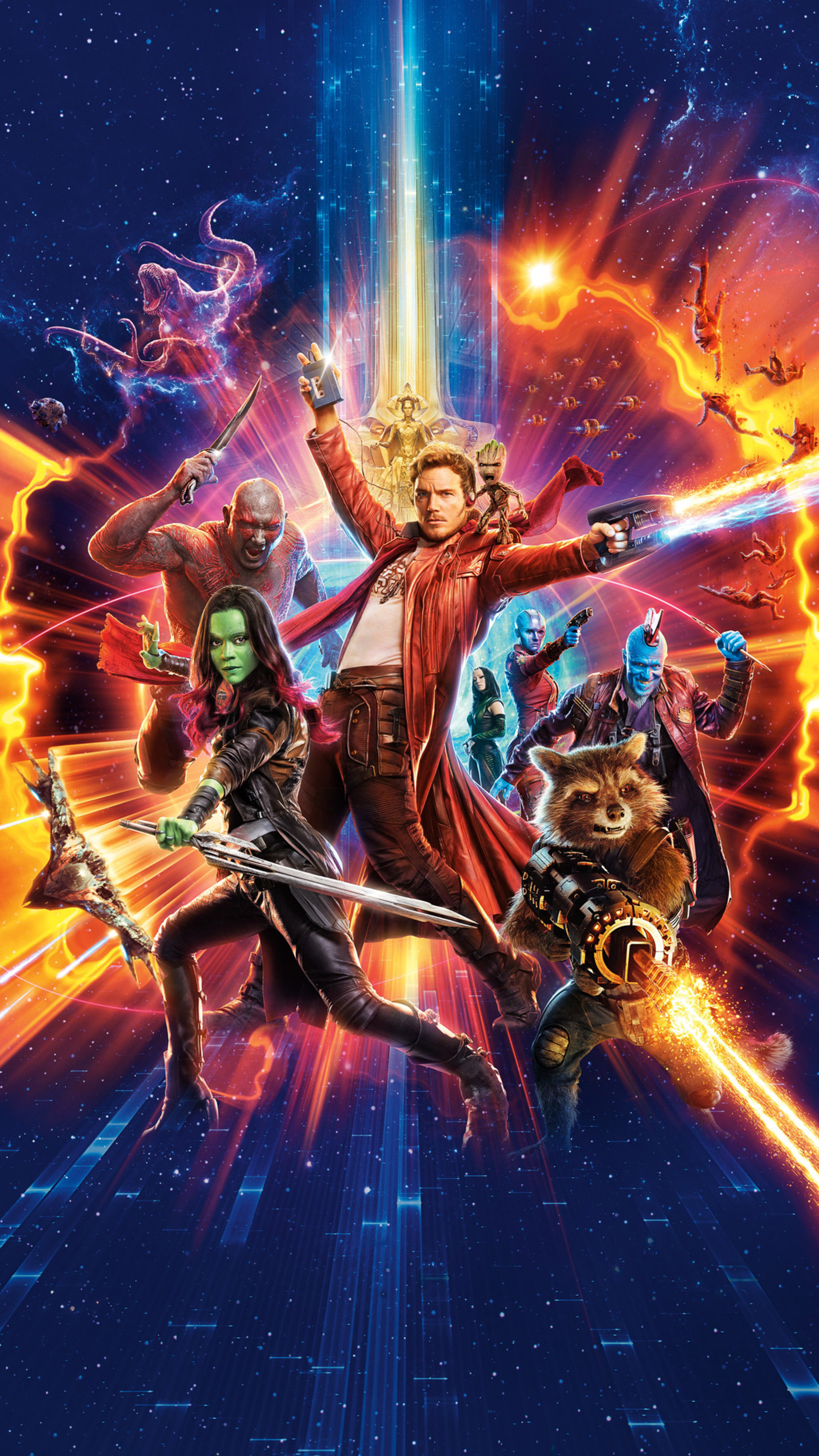 Guardians of the Galaxy Vol 2, 5k HD wallpapers, Sony Xperia, Marvel superheroes, 2160x3840 4K Phone