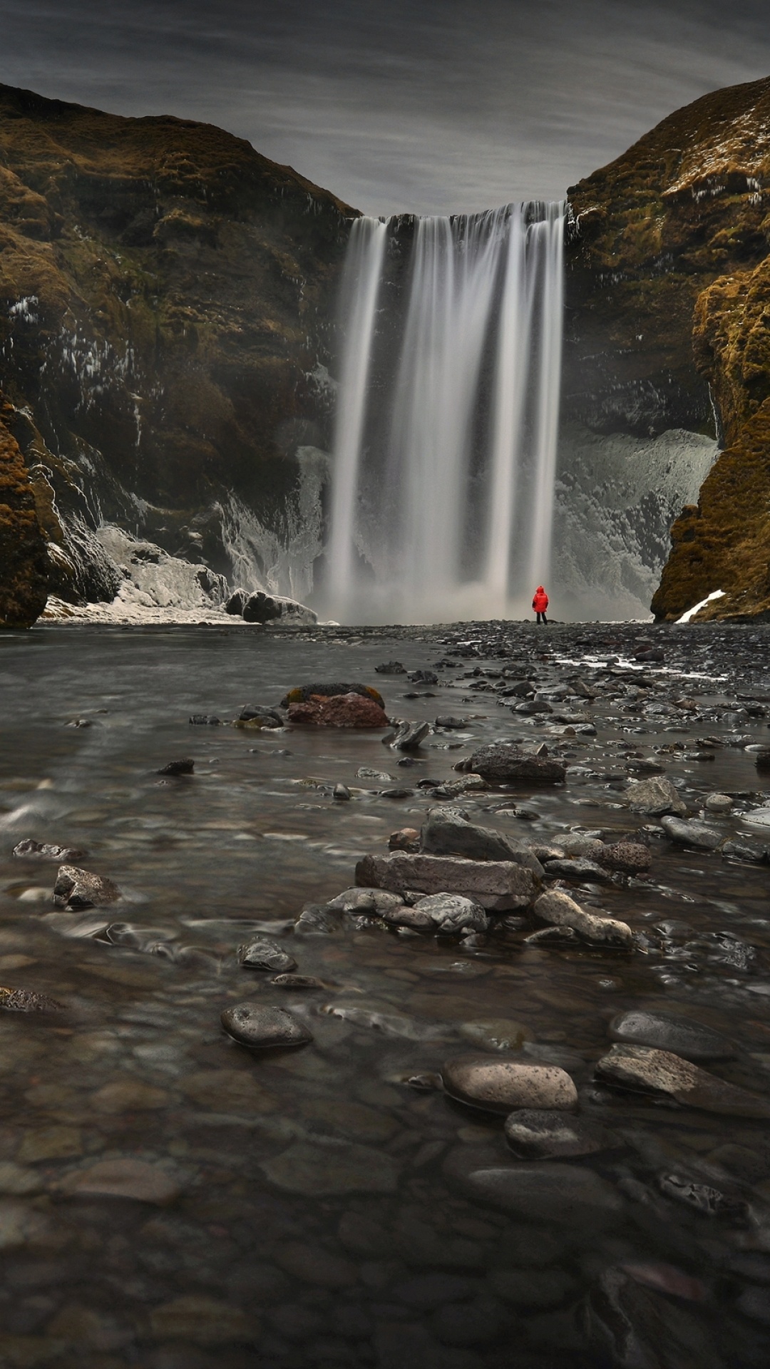 Earth's Iceland, Skgafoss Wonder, Scenic Paradise, Natural Beauty, 1080x1920 Full HD Handy