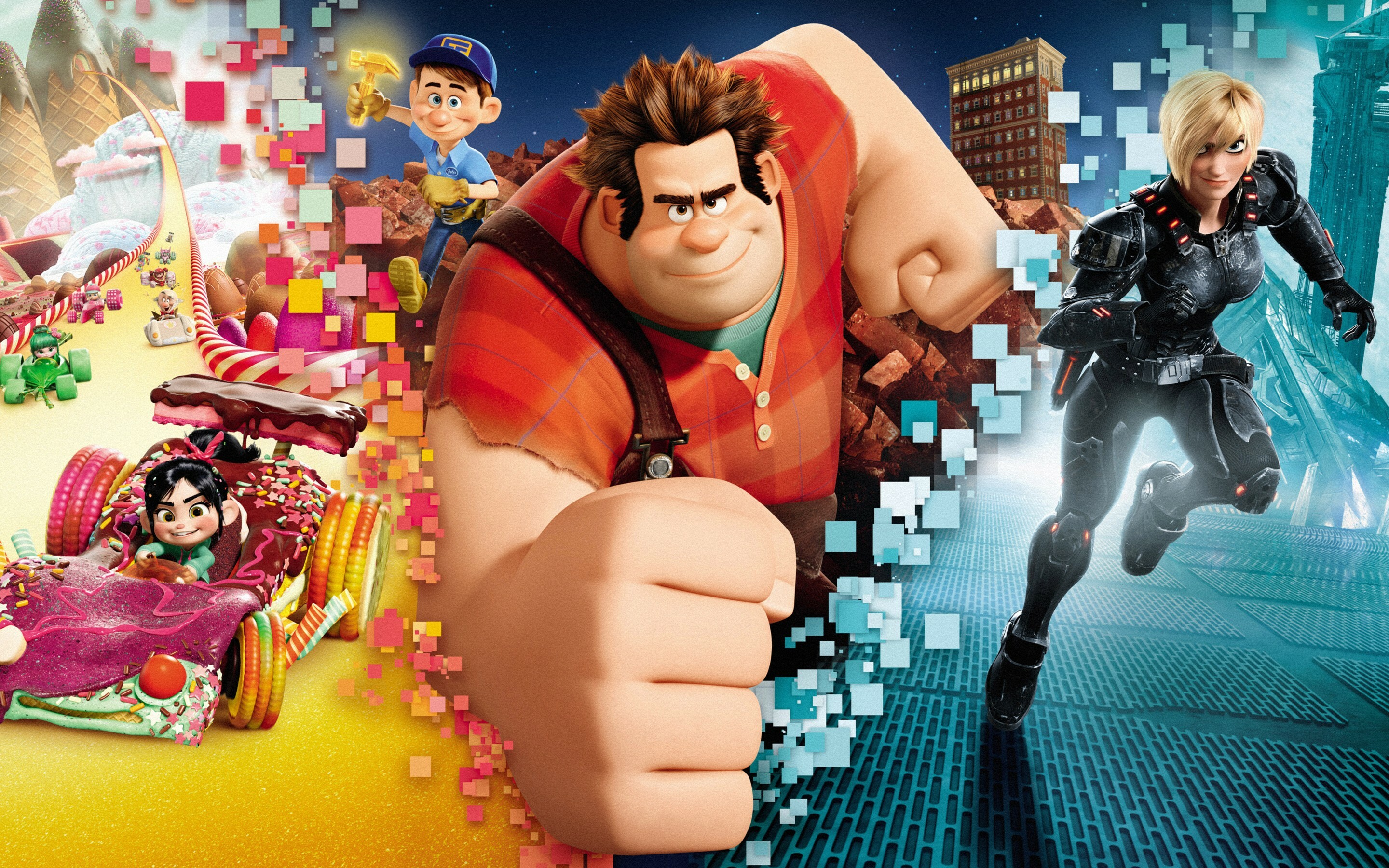 Wreck-It Ralph: Premiered at the El Capitan Theatre in Los Angeles on October 29, 2012. 2880x1800 HD Background.
