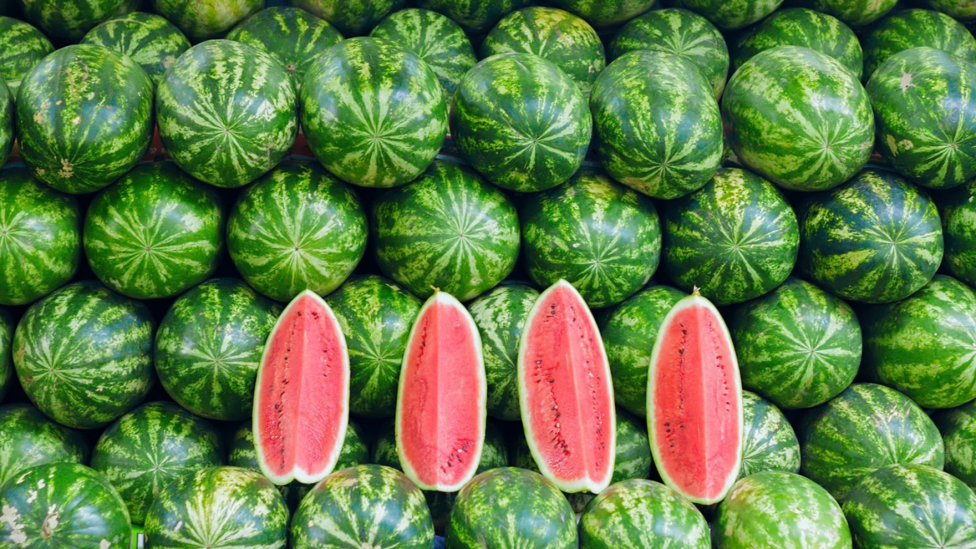 Watermelon: A hydrating, micronutrient-rich fruit with a host of vitamins while being low calorie. 1920x1080 Full HD Wallpaper.