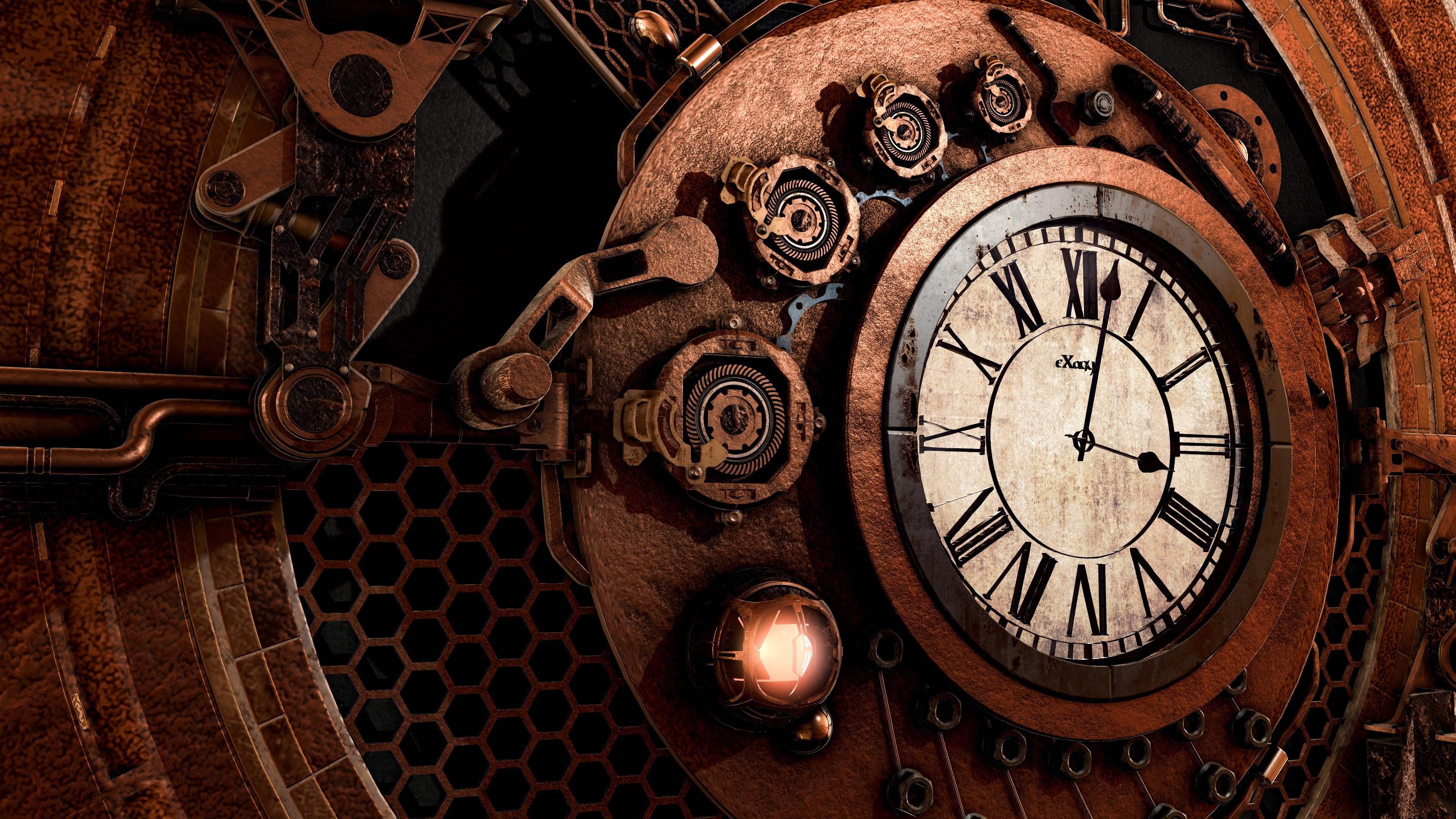 Clock, Retro vibe, Nostalgic charm, Old-fashioned timepiece, 3840x2160 4K Desktop