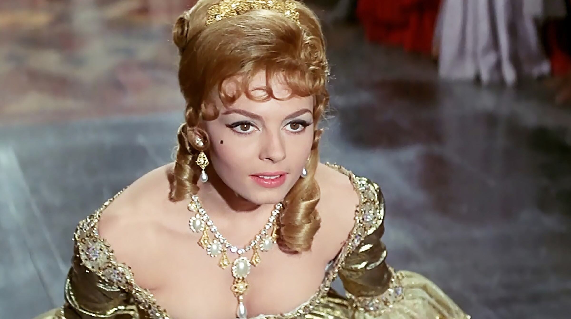 Angelique (1964), Forbidden love, French cinema, Exquisite costumes, 2400x1340 HD Desktop