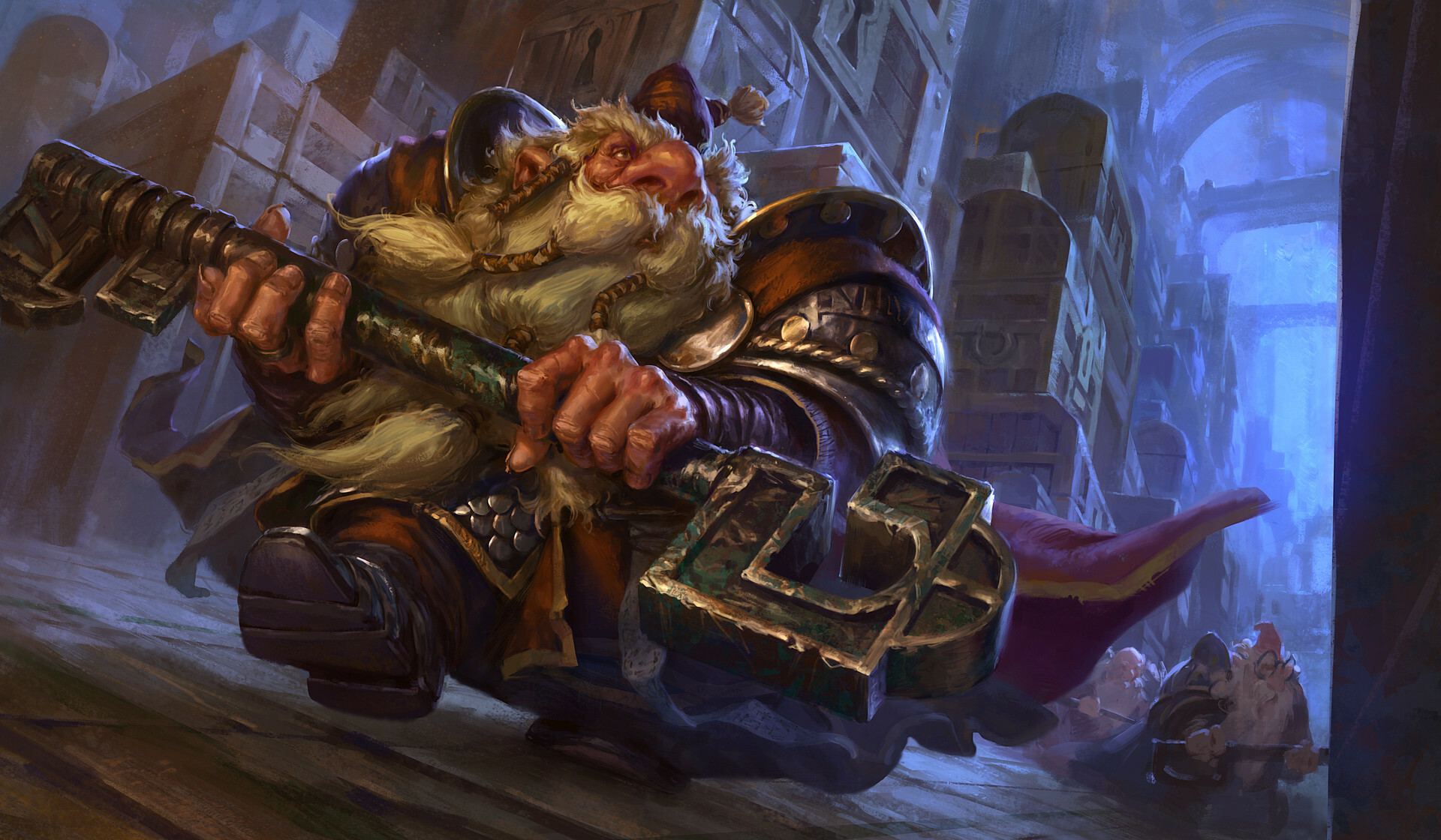 Dwarf: Gnome, Skilled in crafting and metalworking. 1920x1120 HD Wallpaper.