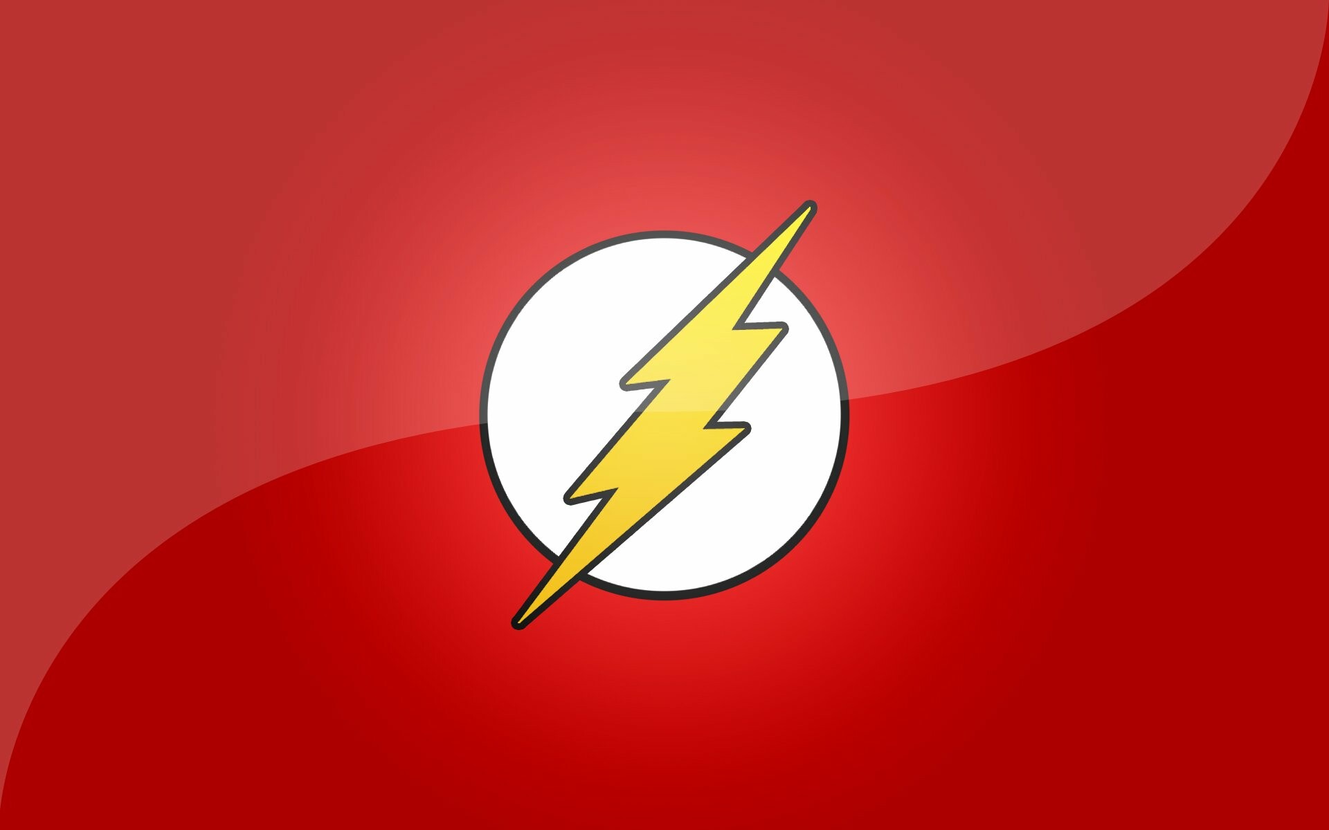 Flash (DC): Superhero logo, DCU, American media and entertainment company. 1920x1200 HD Background.