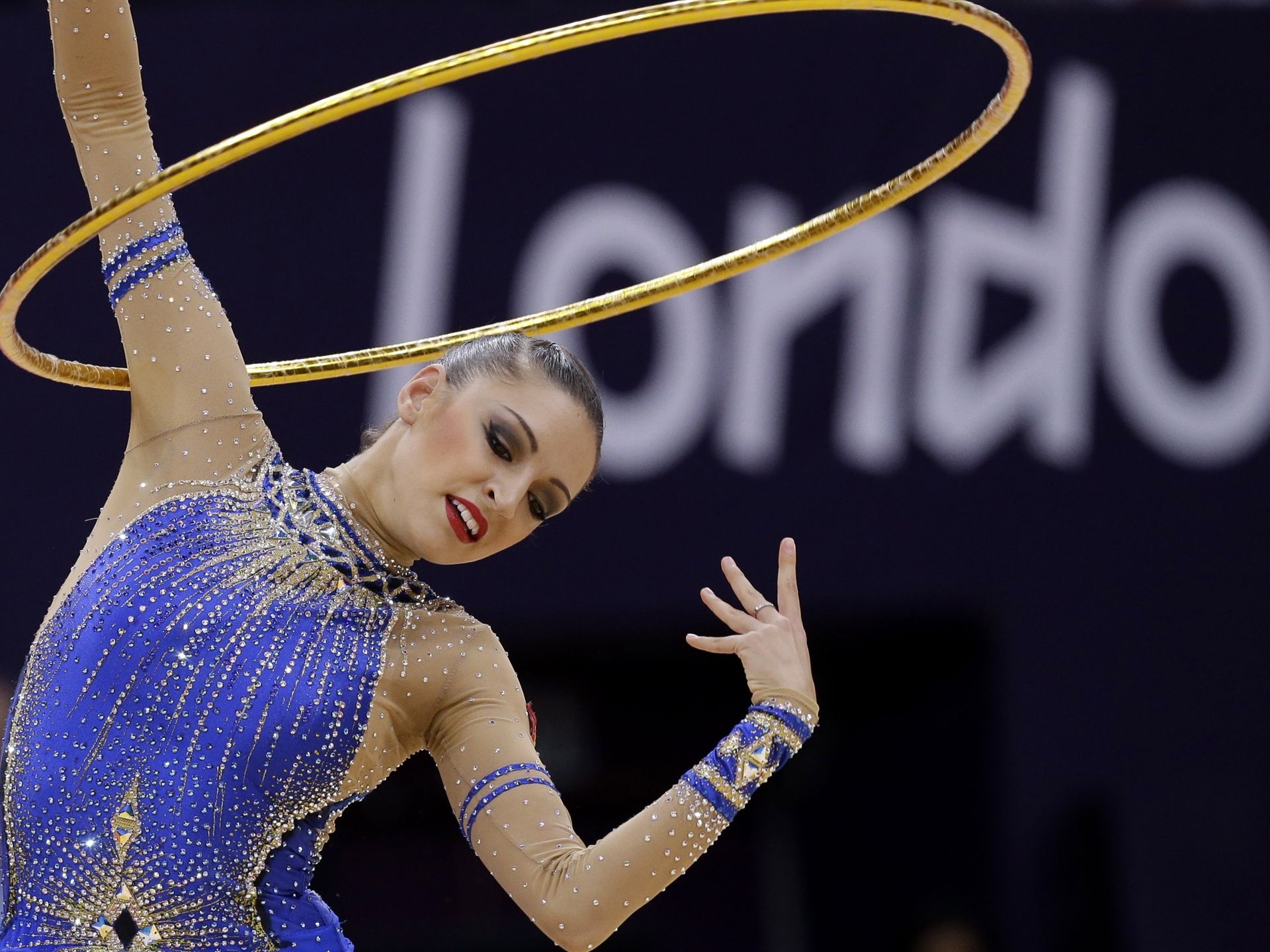 Acrobatic Gymnastics: Evgeniya Kanaeva, The London 2012 Summer Olympics all-around champion. 1920x1440 HD Wallpaper.