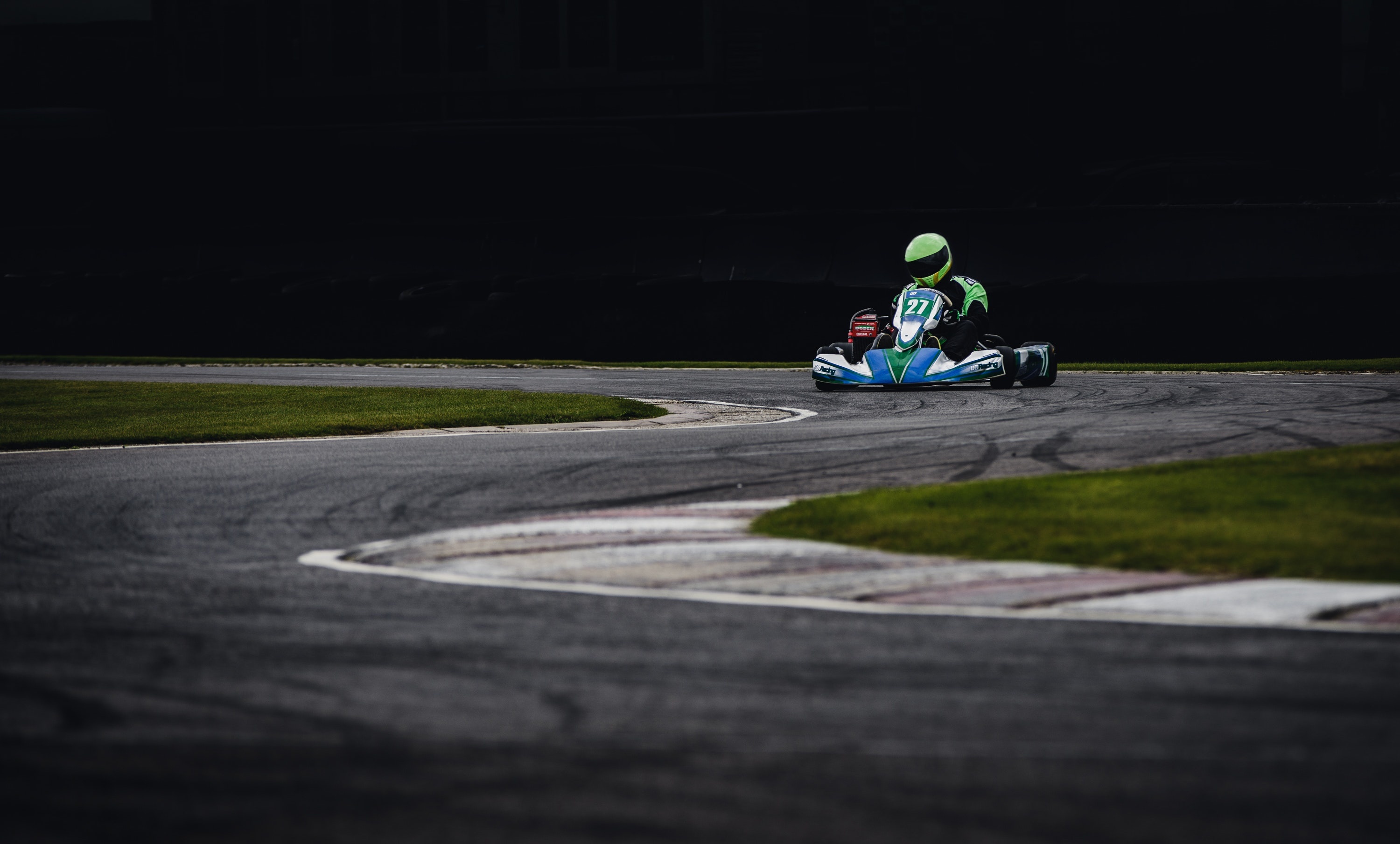 Karting: Professional racing drivers, Scaled-down circuit racing, Kart racing. 3000x1810 HD Wallpaper.