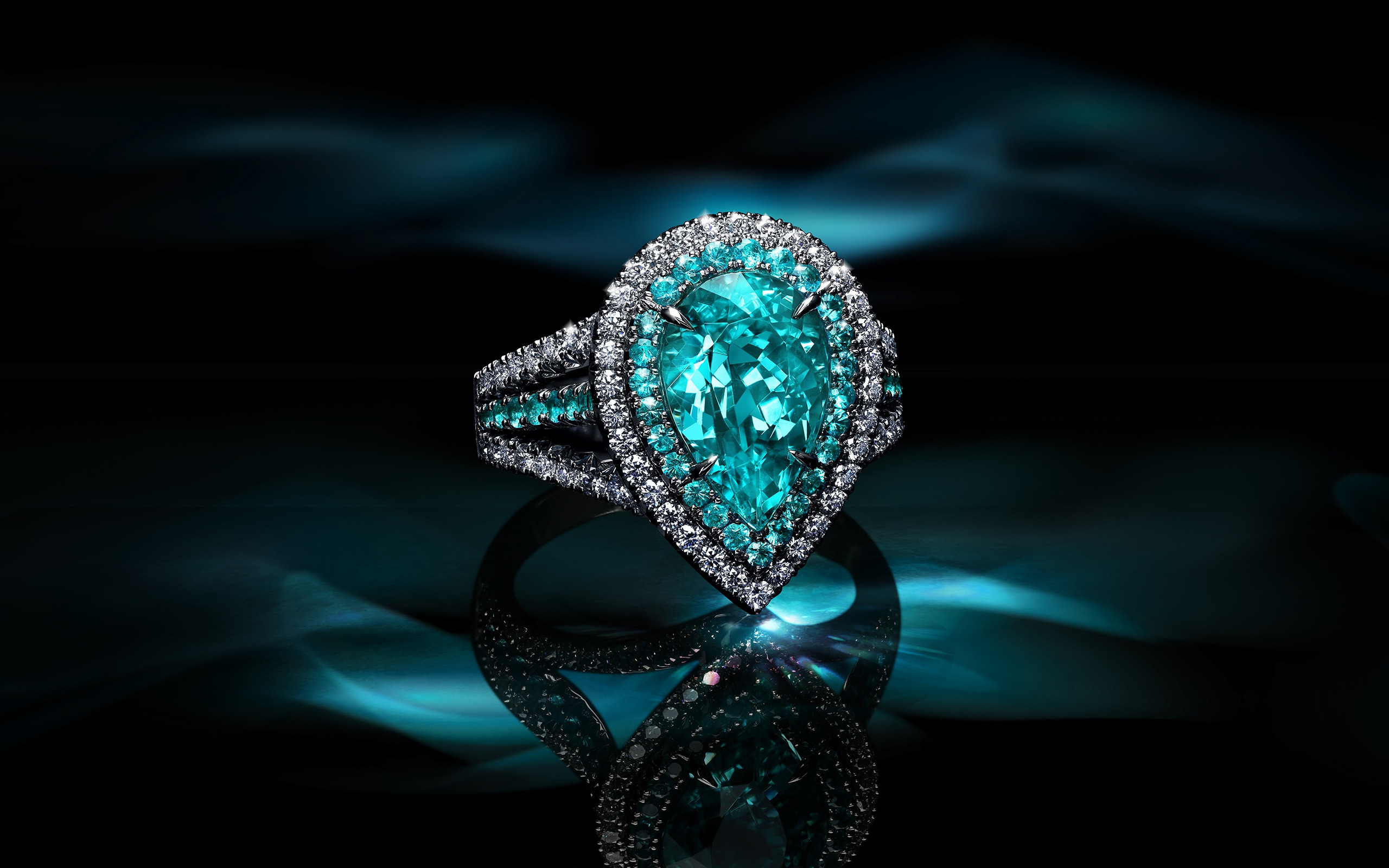 Sapphire gemstone wallpapers, High-quality pictures, Precious jewelry, 2560x1600 HD Desktop