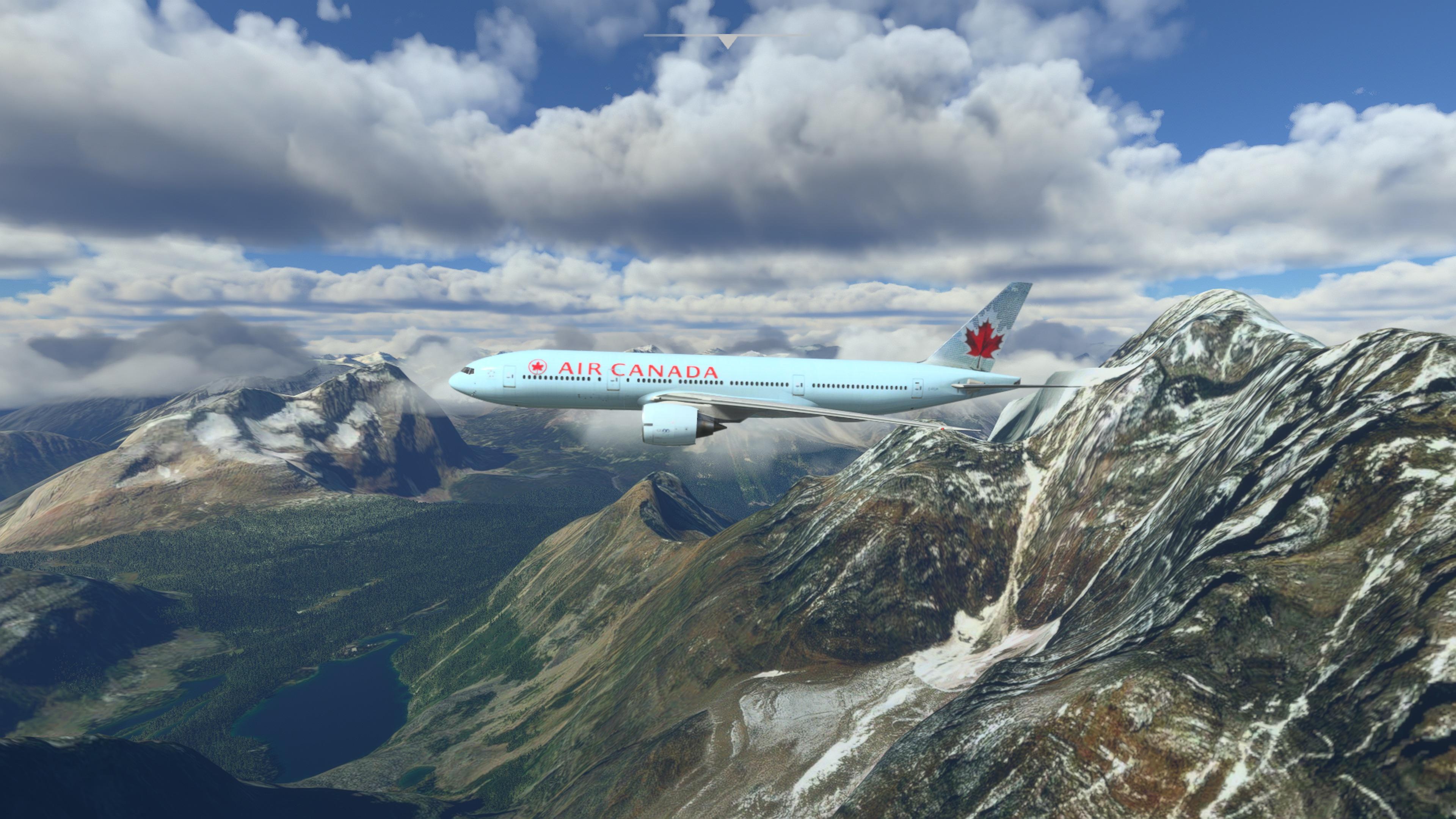 Air Canada Boeing 777, Xbox Series S, Microsoft Flight Simulator, 3840x2160 4K Desktop