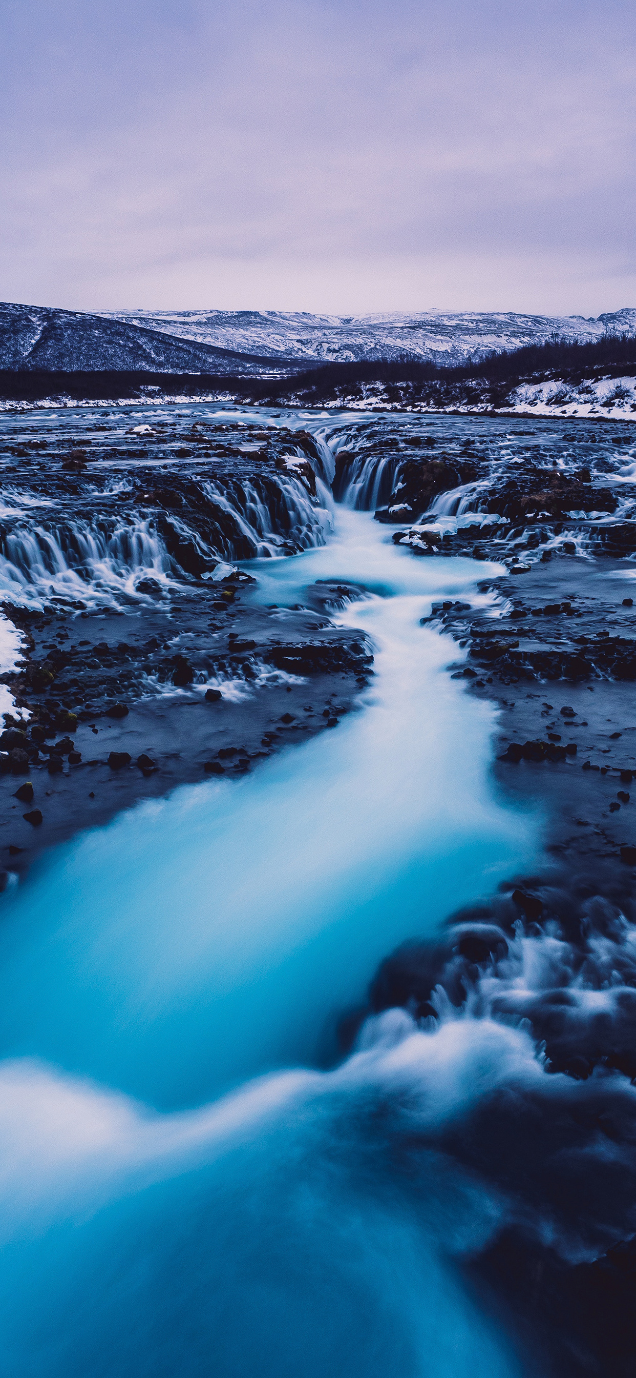 Icelandic landscapes, Beautiful waterfalls, Majestic canyons, Dramatic clouds, 1250x2690 HD Handy