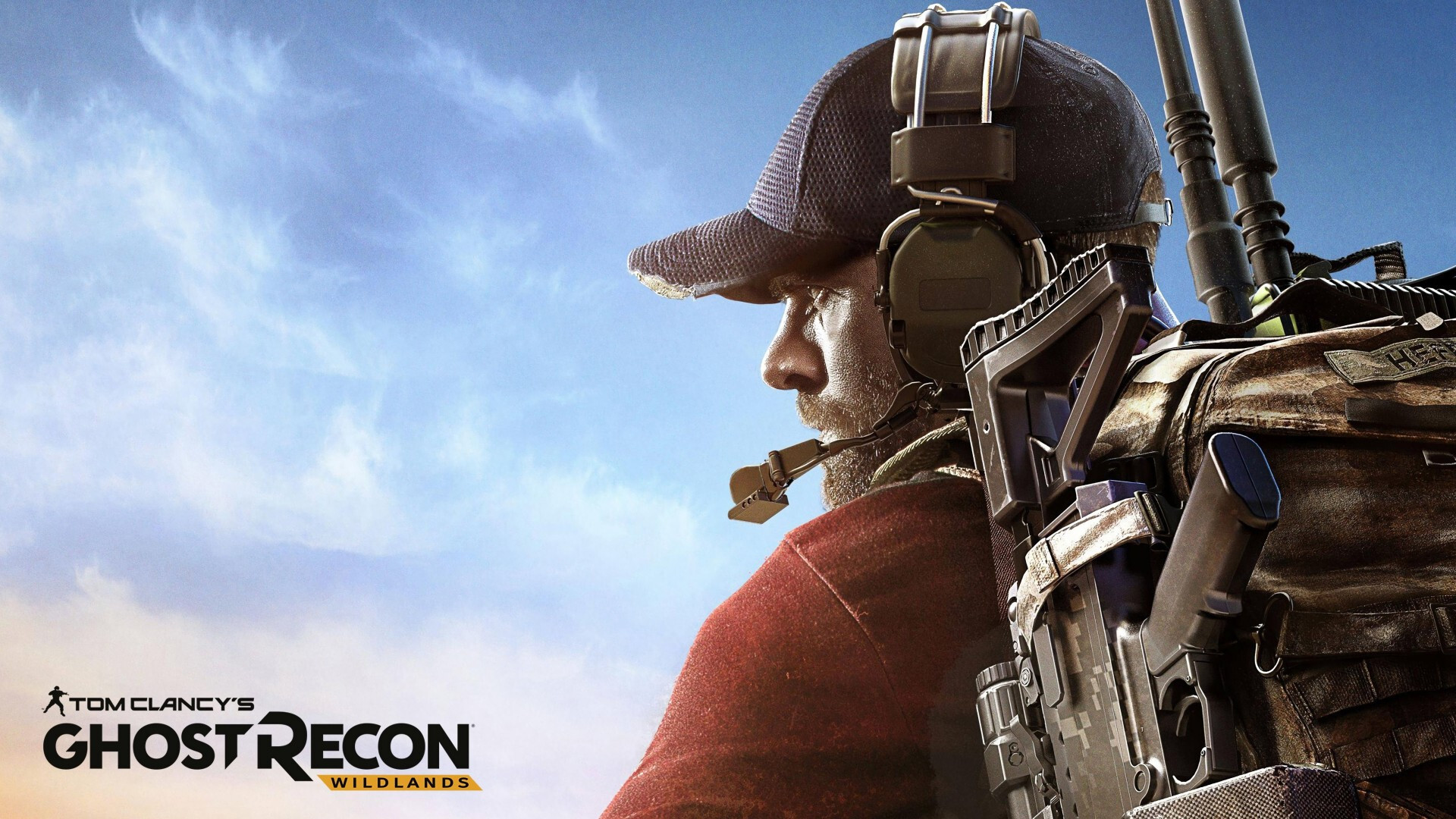 Ghost Recon: Wildlands: A third-person tactical shooter video game developed by Ubisoft Paris in collaboration with Ubisoft Bucharest. 1920x1080 Full HD Background.