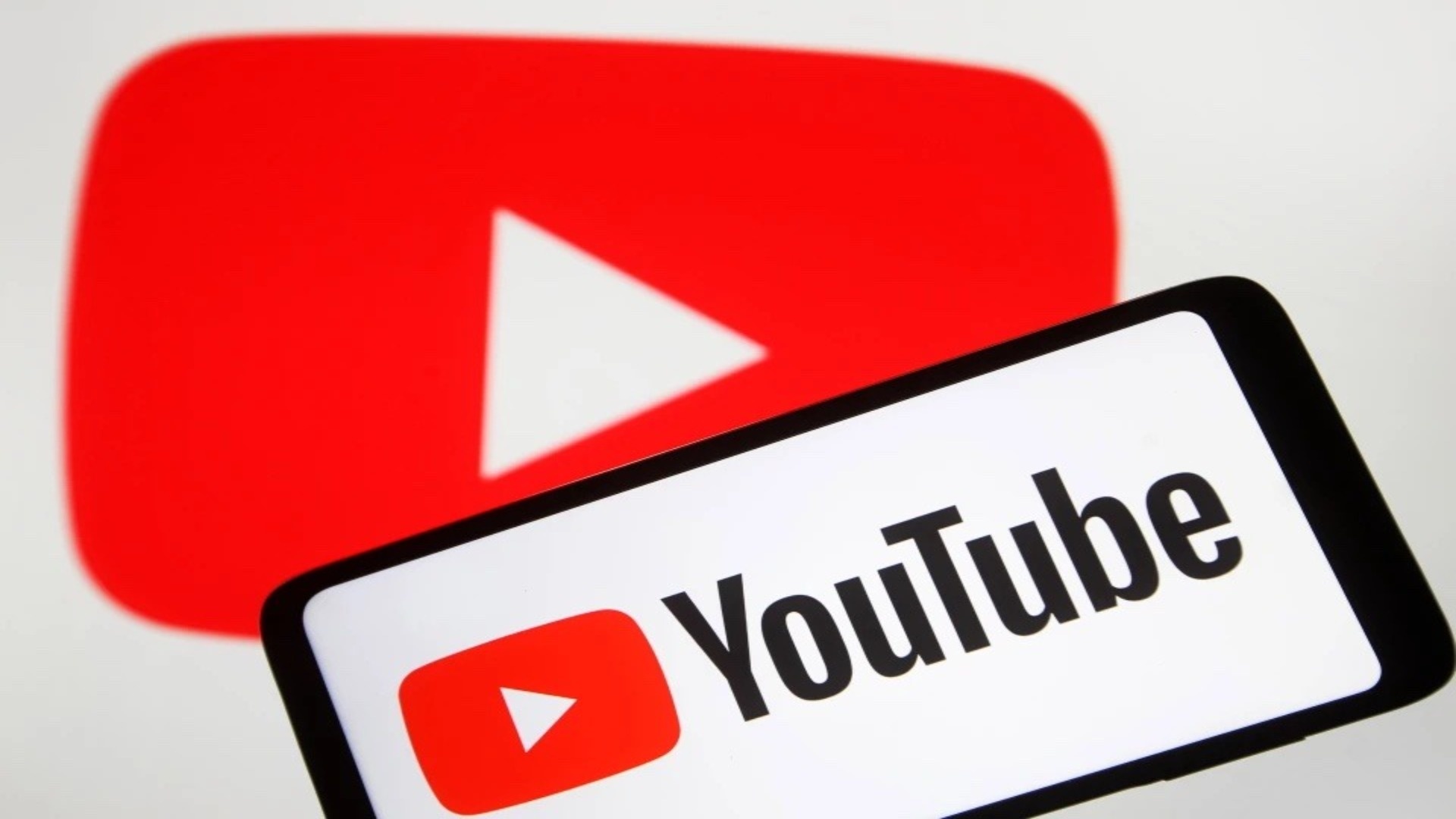 YouTube: A video-streaming website, Ranked in 2018 as the second most popular online destination. 1920x1080 Full HD Background.