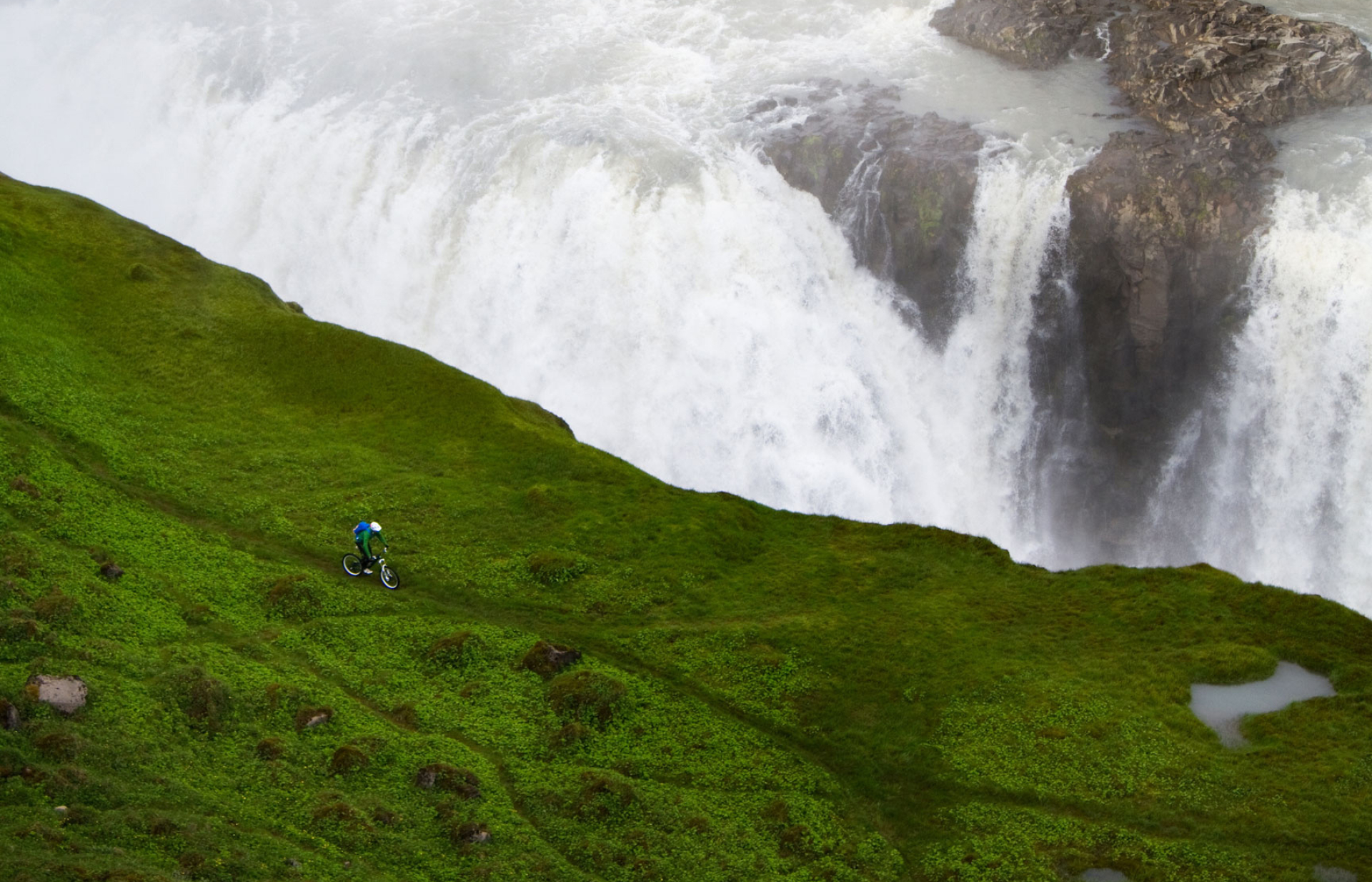 Gullfoss Waterfall, Vaude experience, Outdoor adventure, Nature wallpaper, 1920x1240 HD Desktop