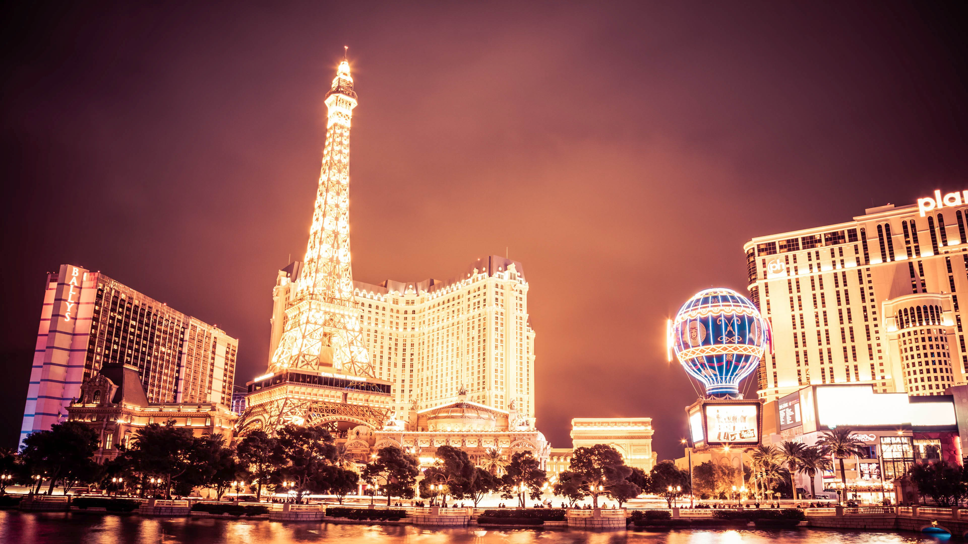 Beautiful Las Vegas, HD desktop wallpapers, Stunning cityscape, Alluring travel destination, 3840x2160 4K Desktop