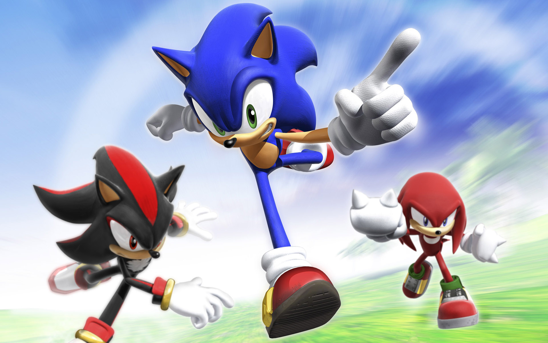 Knuckles the Echidna, Gaming, Sonic character, Shadow, 1920x1200 HD Desktop
