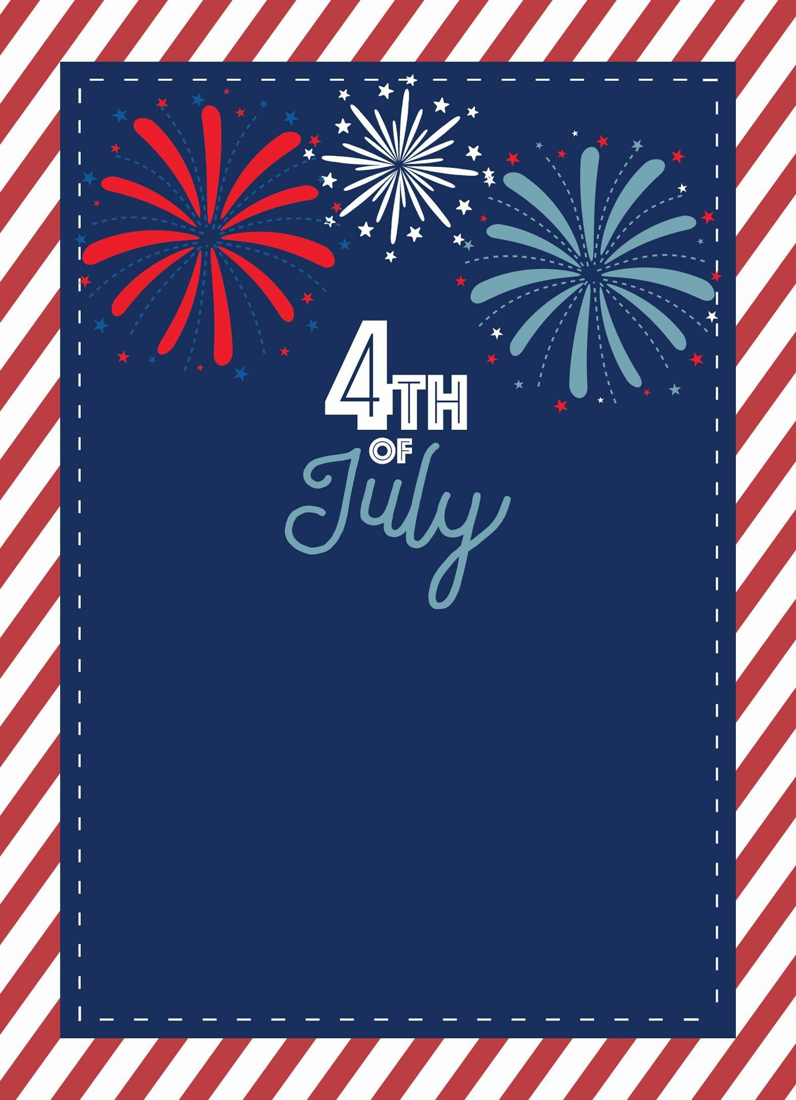 4th of July: A federal holiday, observed to celebrate the anniversary of the Declaration of Independence. 1580x2180 HD Background.