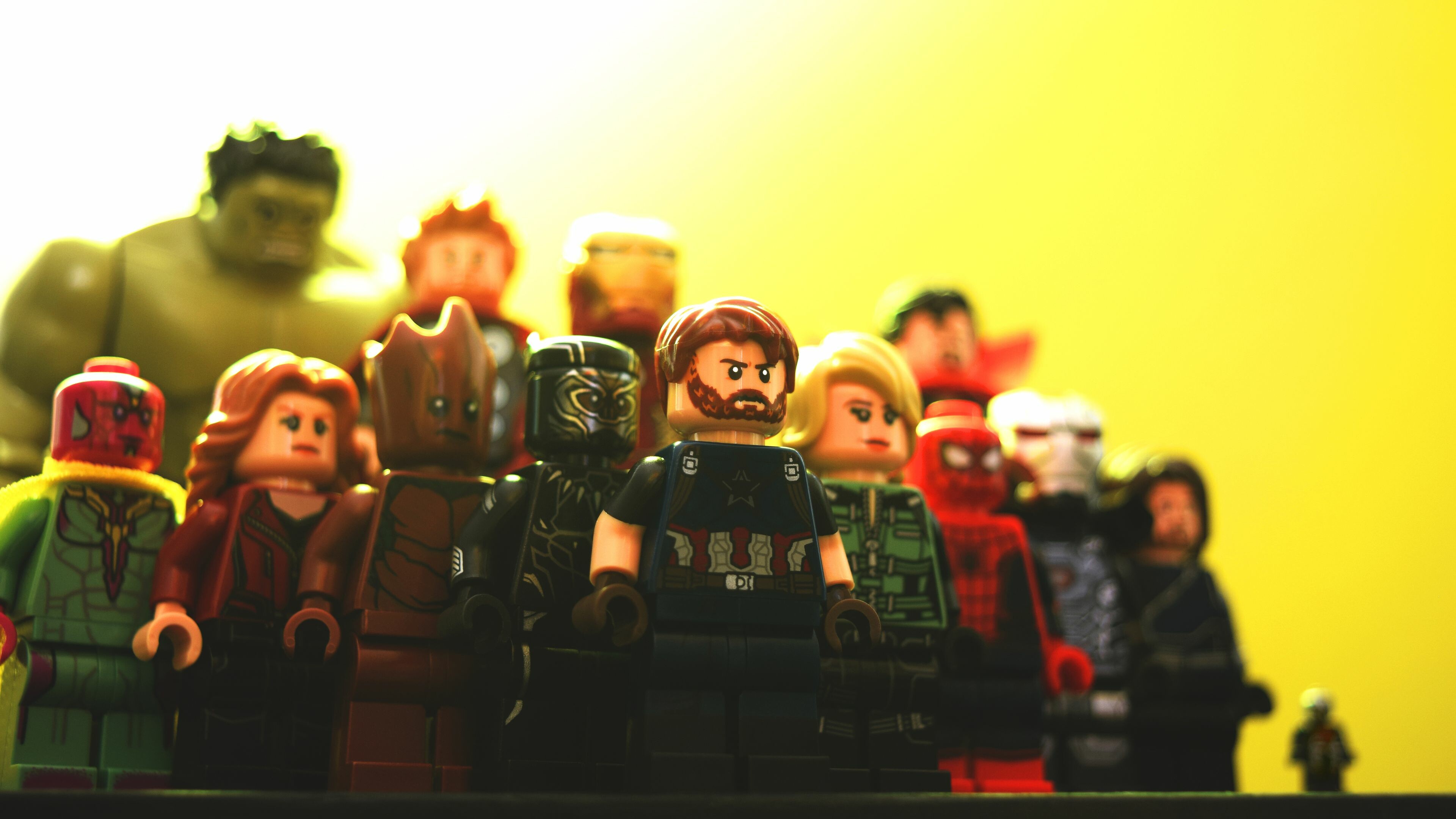 Lego: One of the most popular toys in the world, The Avengers. 3840x2160 4K Wallpaper.