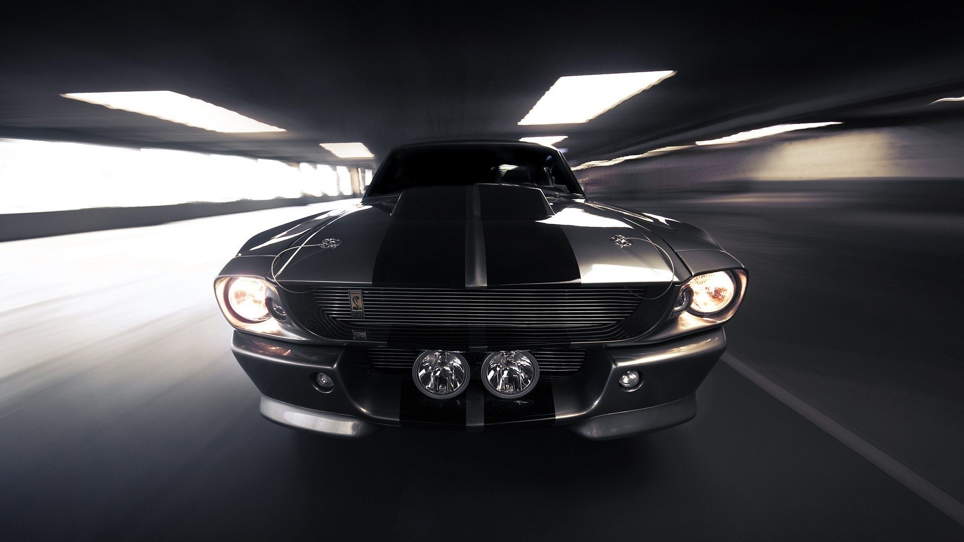 Shelby GT500 HD, Eleanor's muscular curves, Retro sports car, Racing legacy, Engineering marvel, 1920x1080 Full HD Desktop