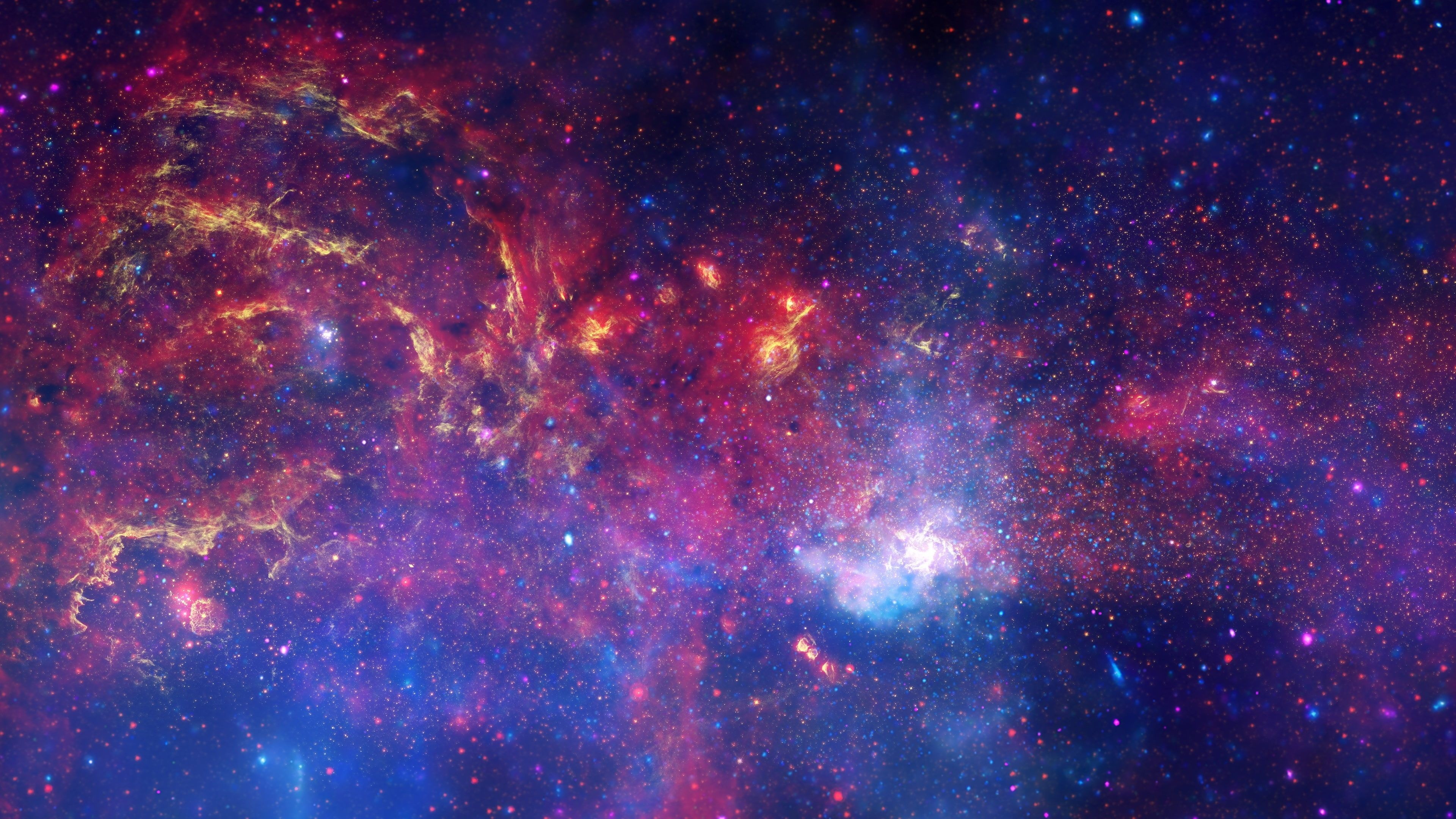 Galaxy Infinity, 4K PC, Hubble Space Telescope, 3840x2160 4K Desktop