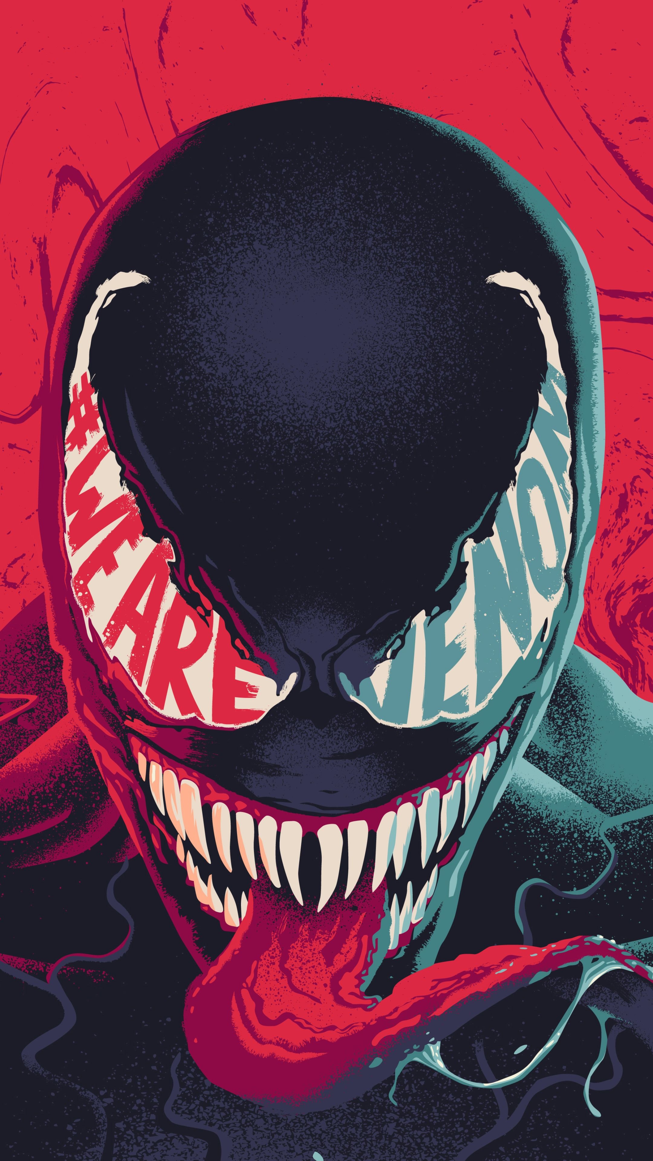 Venom, Marvel Comics Wallpaper, 2160x3840 4K Handy