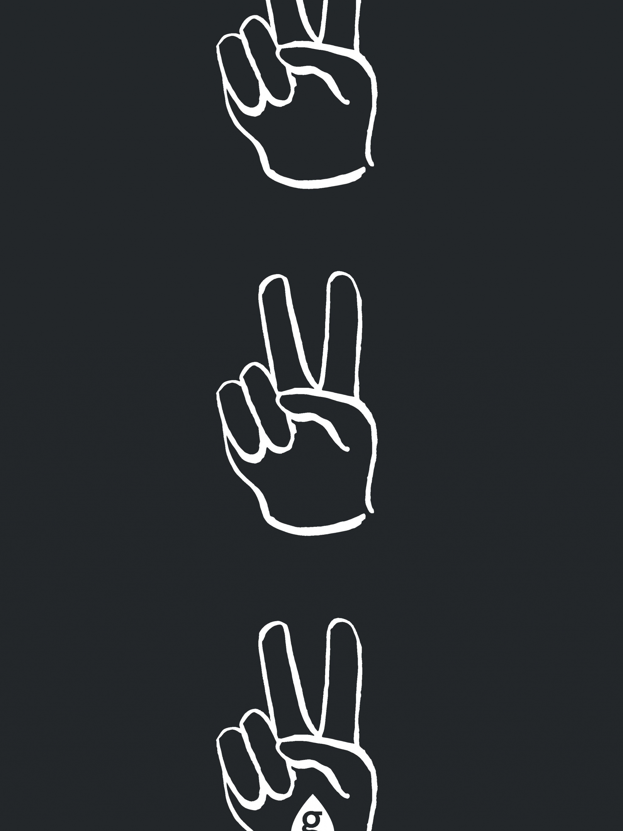 Hand peace sign, Wallpapers, Backgrounds, Gestures, 2050x2740 HD Handy