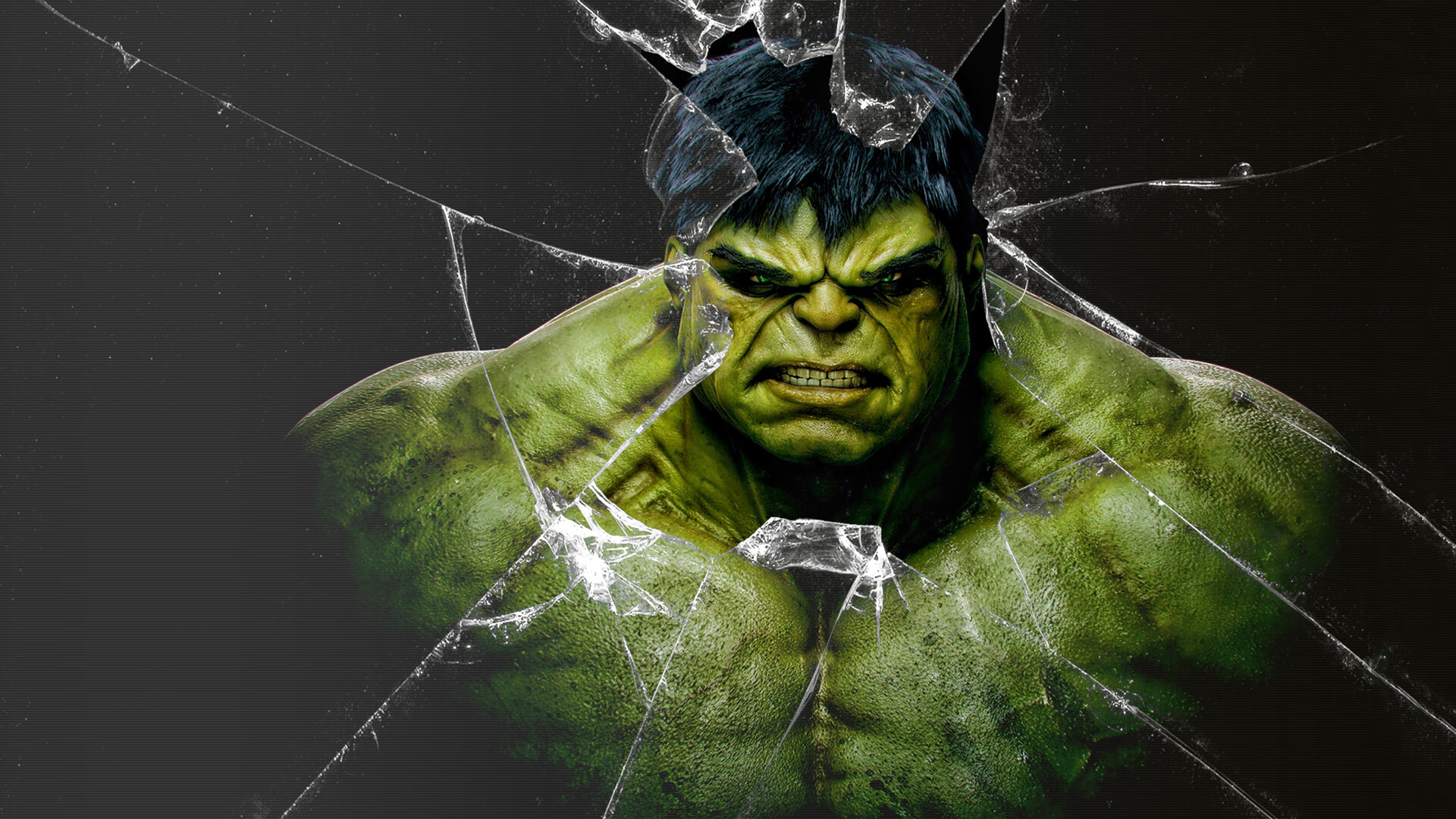 Hulk: A founding member of the superhero team the Avengers, appearing in the first two issues of the team's eponymous series. 1920x1080 Full HD Wallpaper.