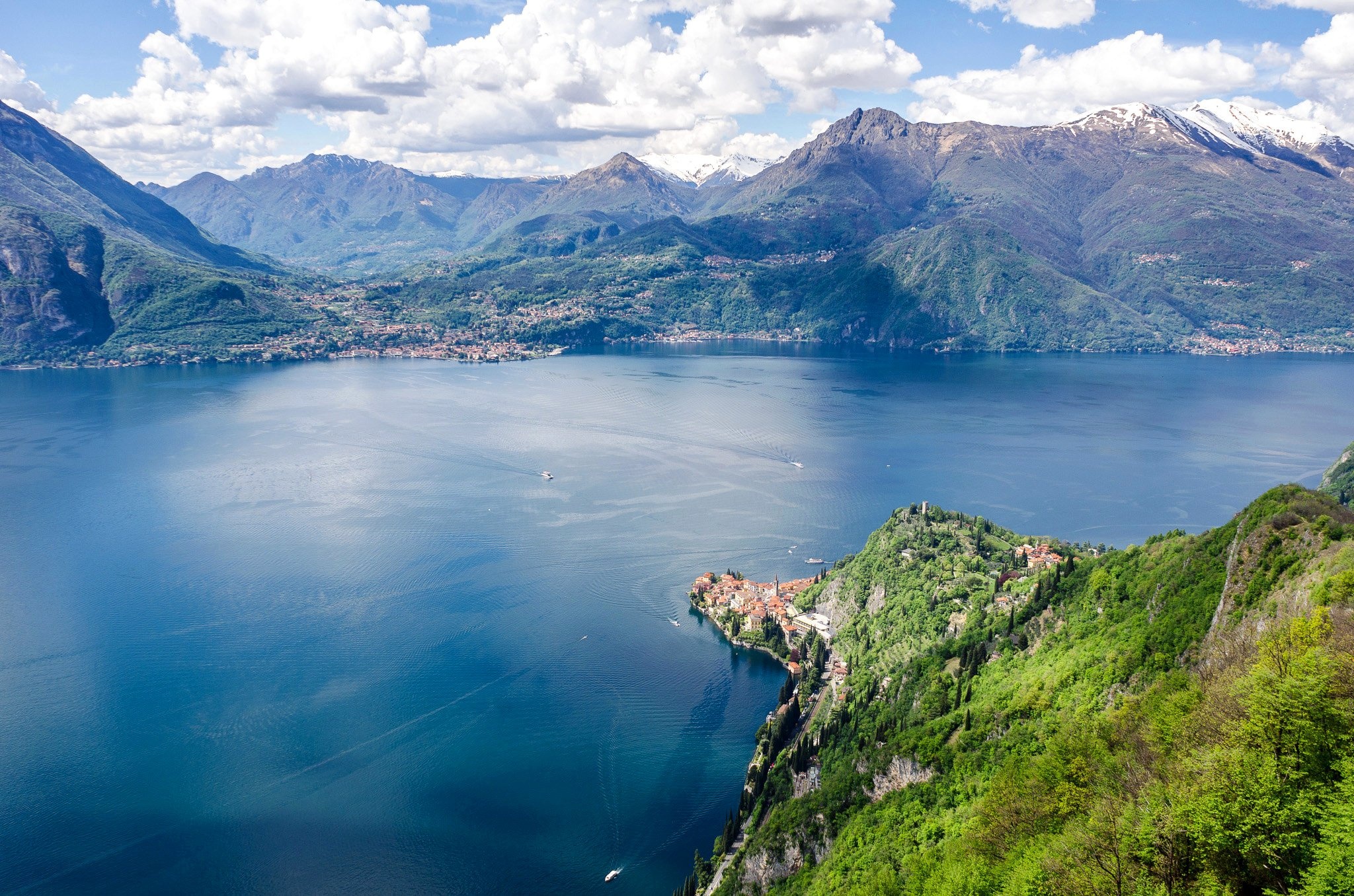 Lake Como, Italy lake mountains, Scenery wallpaper, 2050x1360 HD Desktop