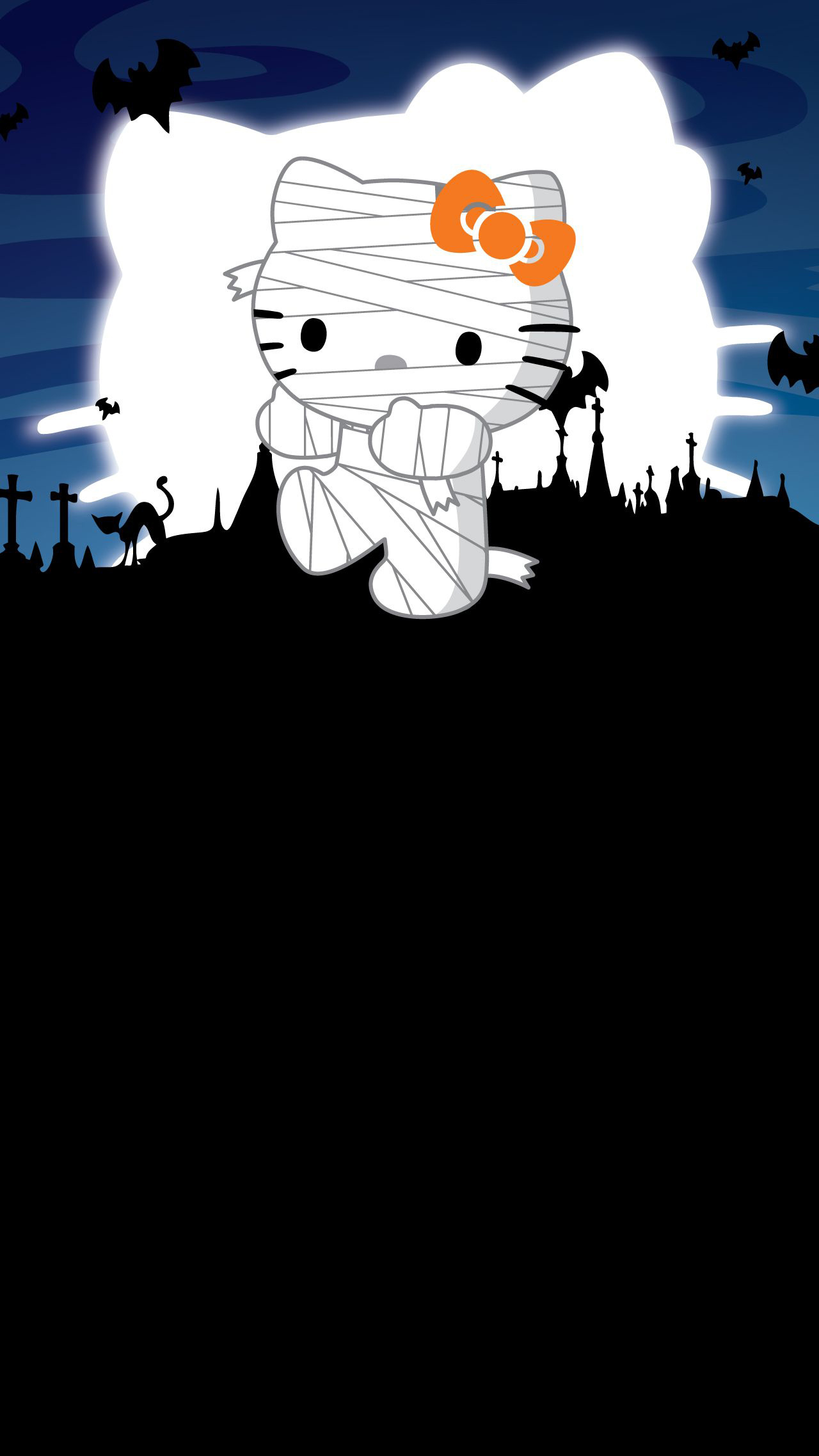 Hello Kitty Halloween, Cute and spooky, Fisoloji collection, Halloween fun, 1280x2280 HD Phone
