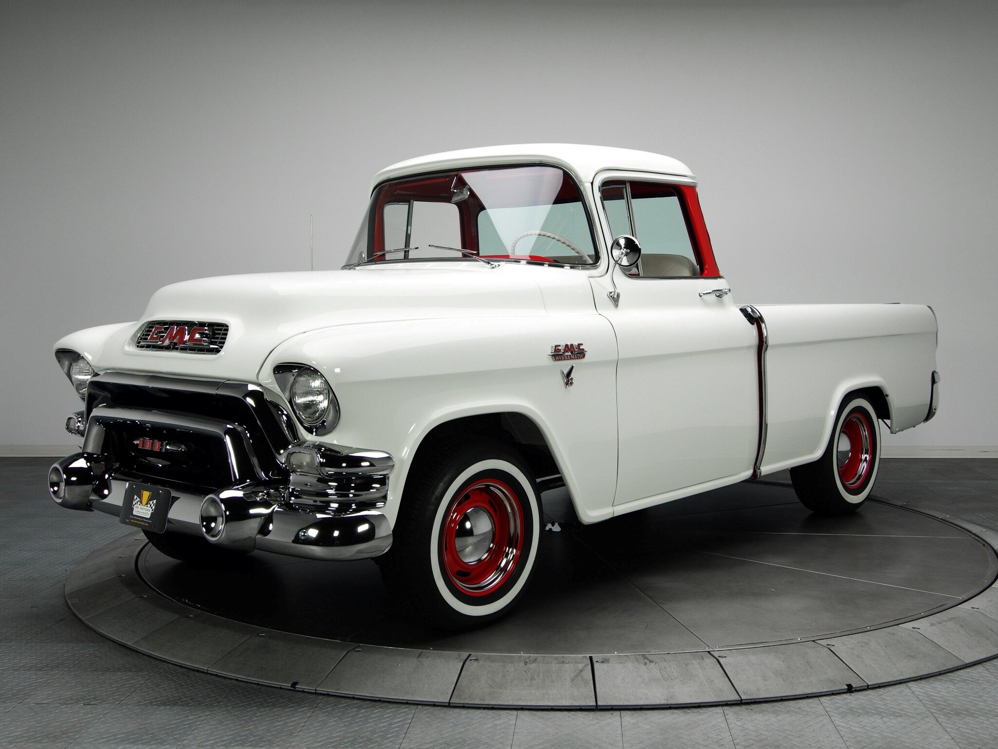 GMC: 1956 GMC Suburban Pickup, The version of the Chevrolet Cameo pickup produced by General Motors Truck Company. 2050x1540 HD Wallpaper.