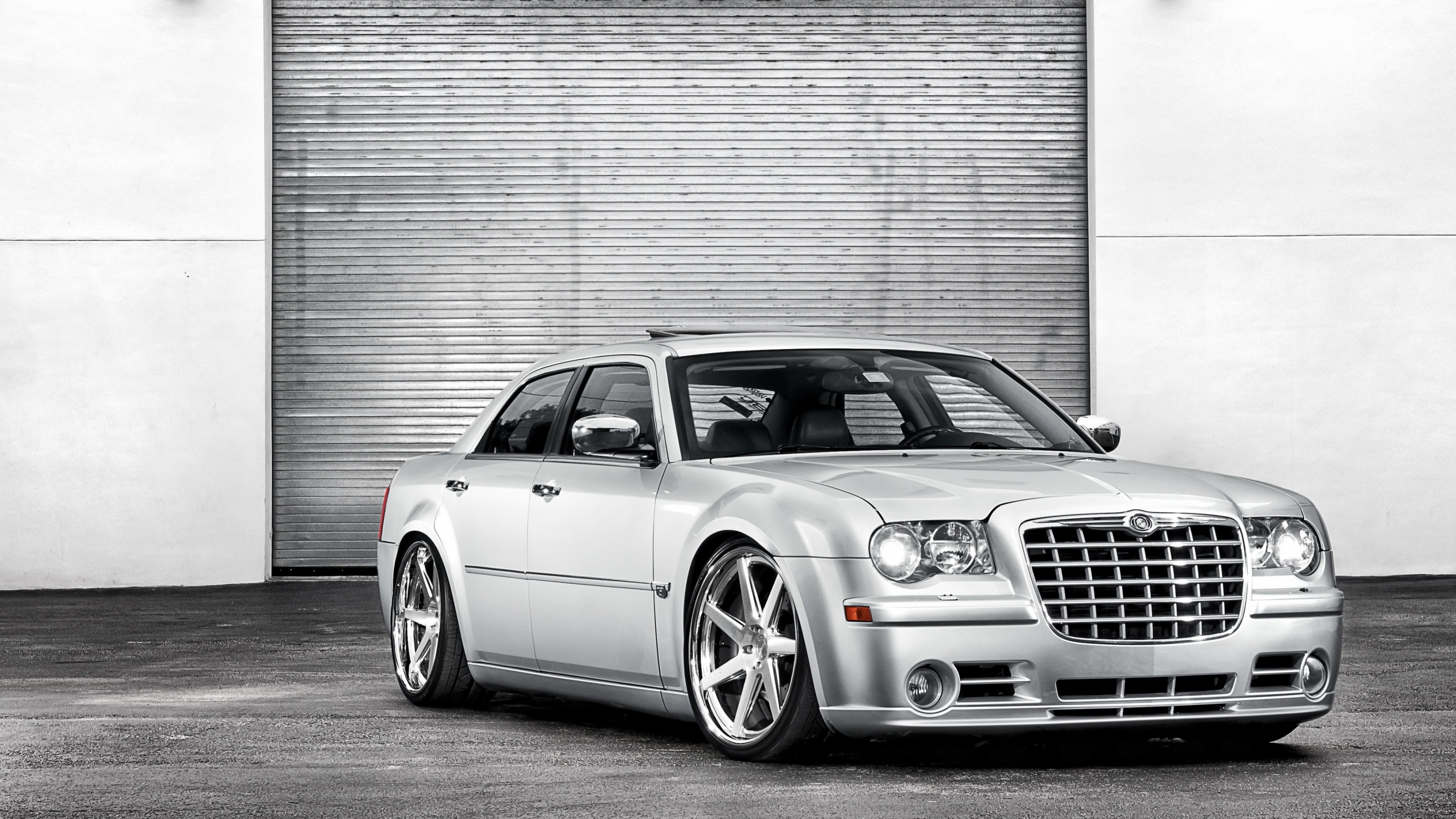 Chrysler 300, Classic car silhouette, Elegant wallpaper, Ryan Thompson's post, 3840x2160 4K Desktop