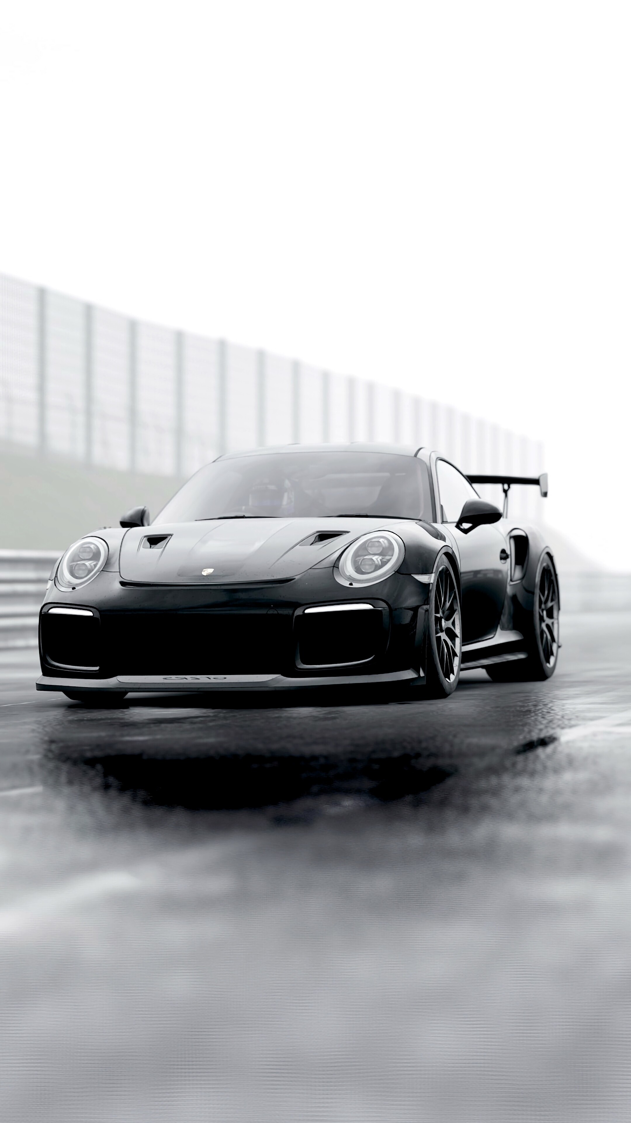 Porsche: Supercars, Front View, GT2 RS, The most expensive and fastest model among the 911 lineup. 2160x3840 4K Wallpaper.
