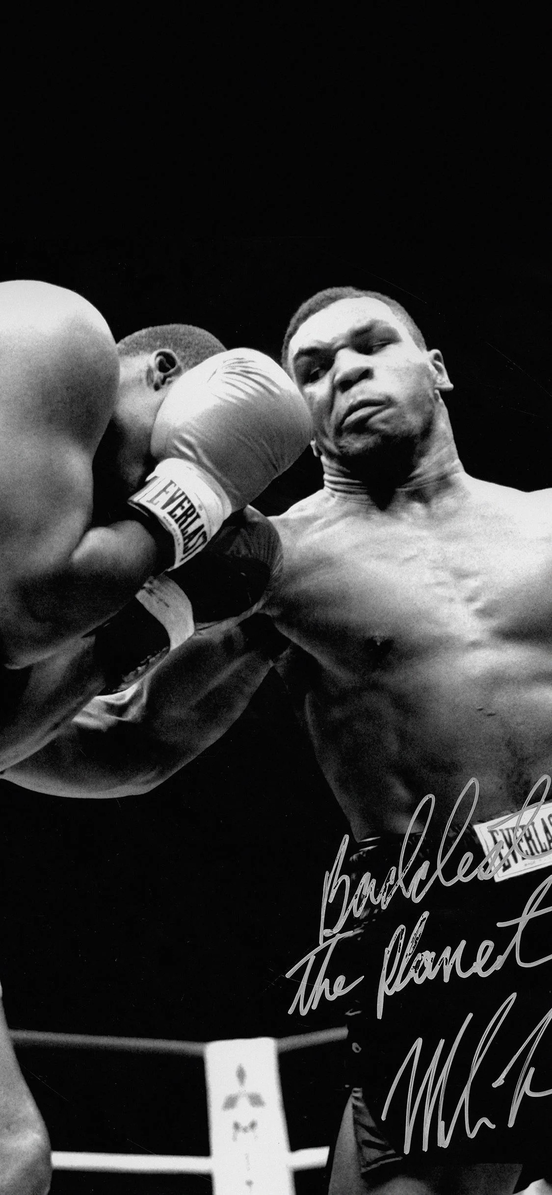 Combat Sports: Mike Tyson Archive, Professional Debut as an 18-year-old, Knockout Victories. 1130x2440 HD Wallpaper.