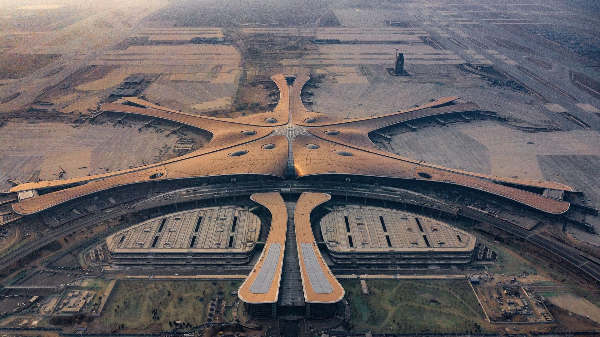 Beijing Capital International Airport, new Beijing Daxing, international airport hub, CGTN, 1920x1080 Full HD Desktop