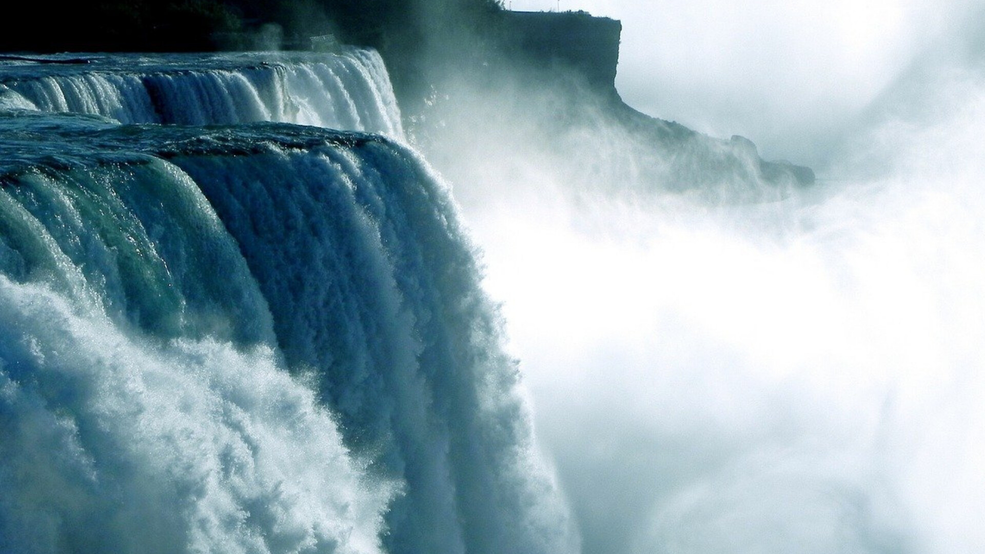 Niagara Falls: One of Canada's most accessible natural wonders, Horseshoe Falls. 1920x1080 Full HD Background.