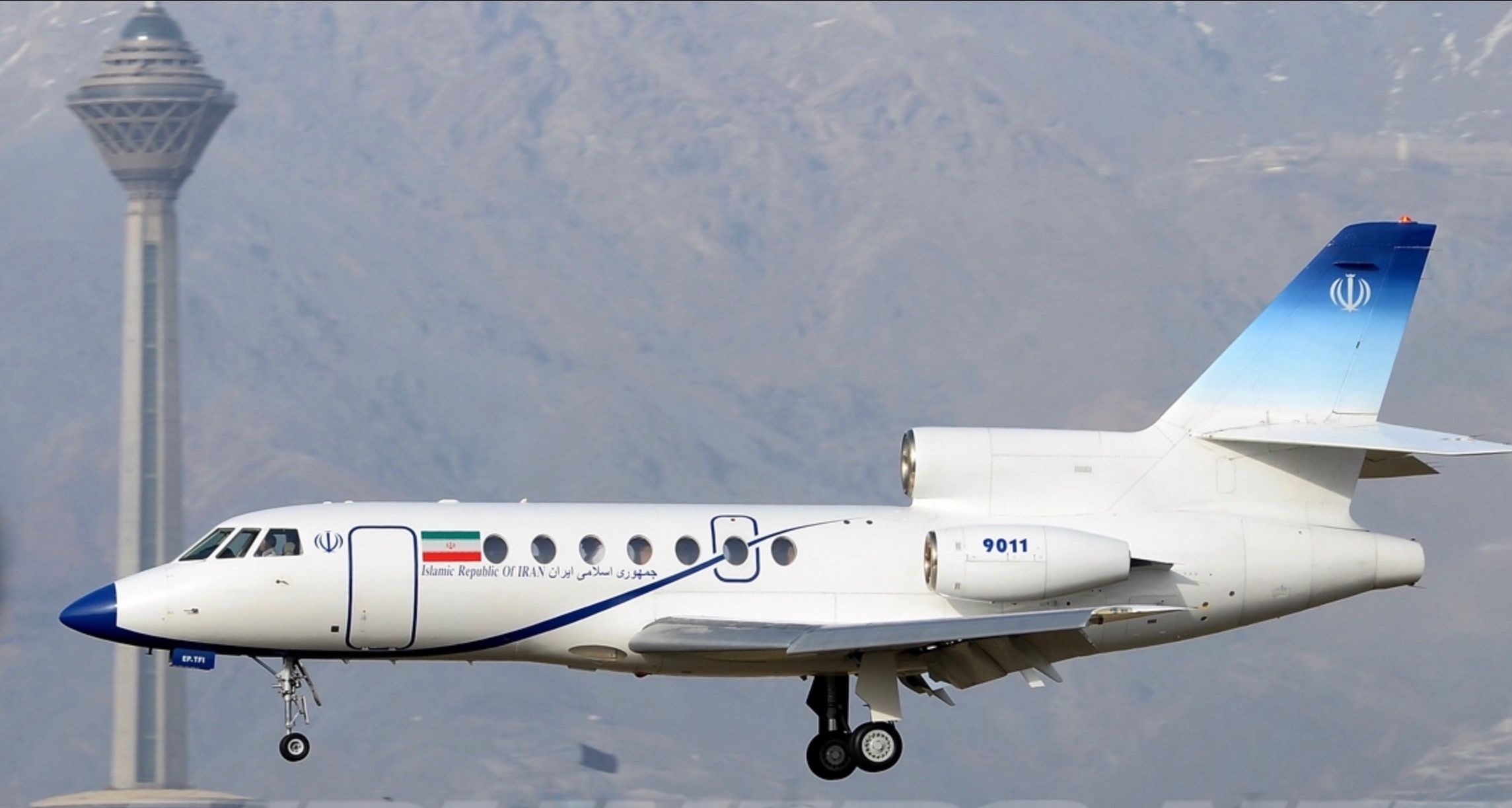 Dassault Falcon 50, Iran Air Force, Military aircraft, Jet squadron, 2290x1230 HD Desktop
