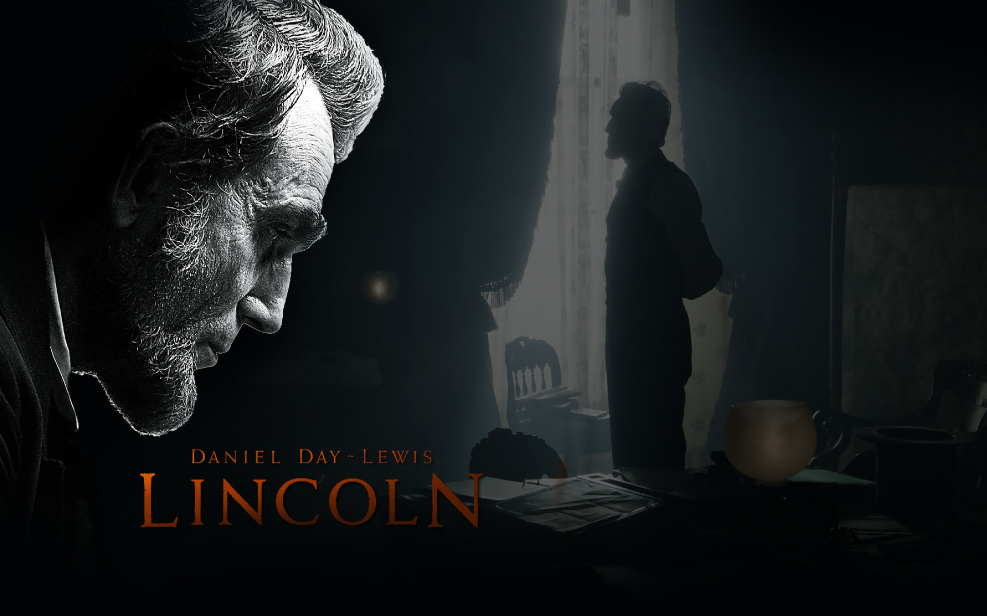Daniel Day-Lewis, Lincoln portrayal, Movie wallpaper, Presidential tribute, 1920x1200 HD Desktop