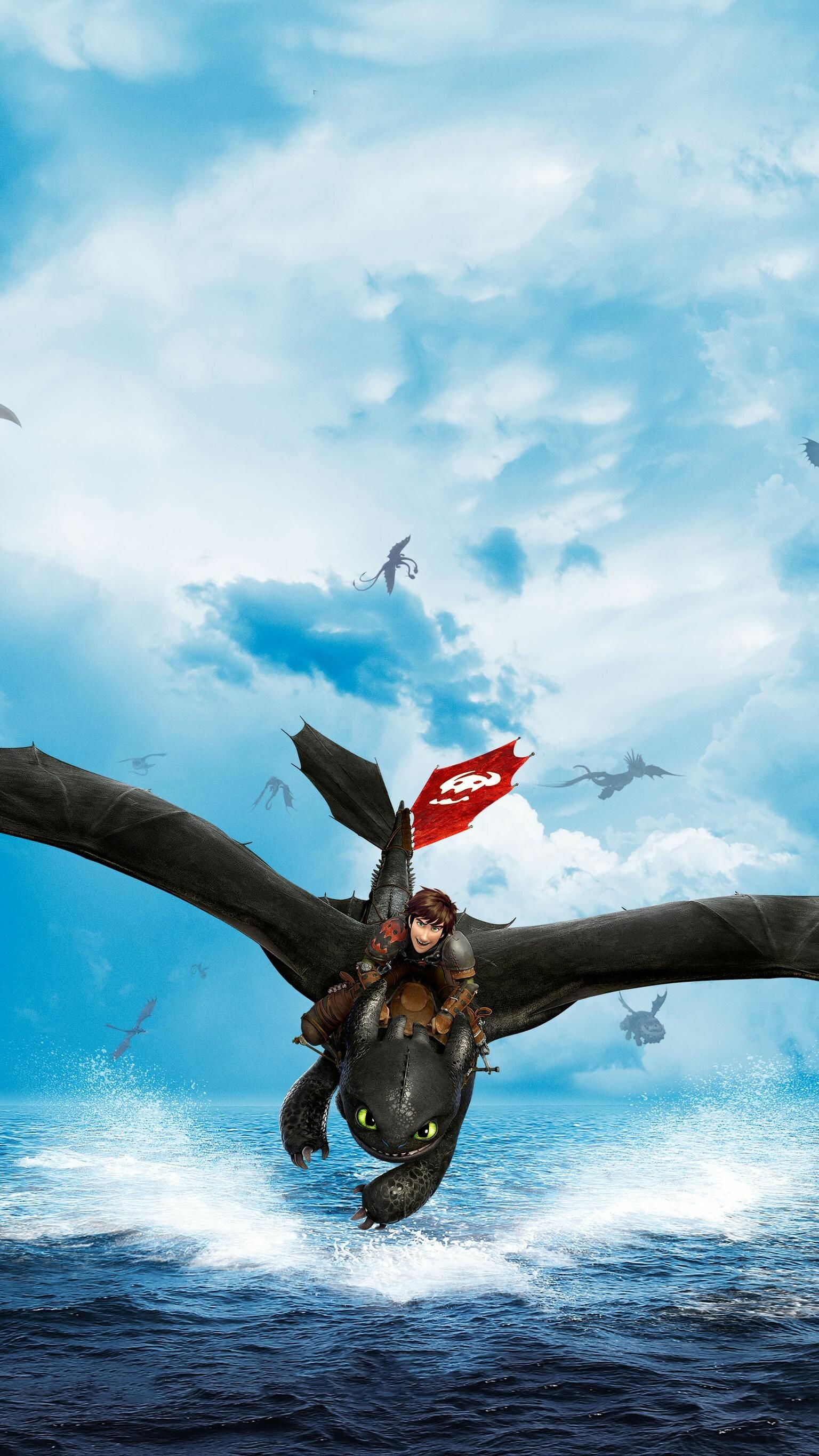 How to Train Your Dragon: The sequel to the 2010 film, HTTYD. 1540x2740 HD Wallpaper.