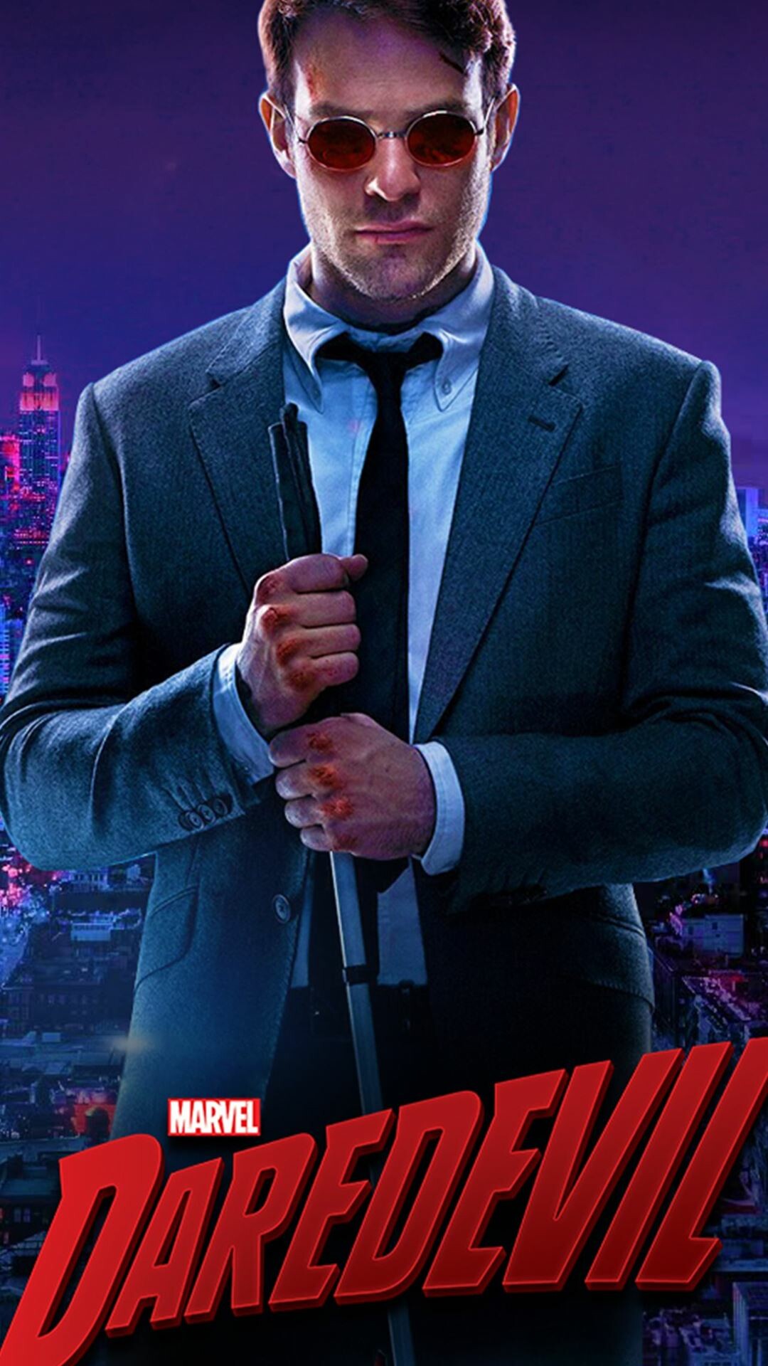 Daredevil (TV Series): An American web television show based on the Marvel Comics superhero of the same name. 1080x1920 Full HD Wallpaper.